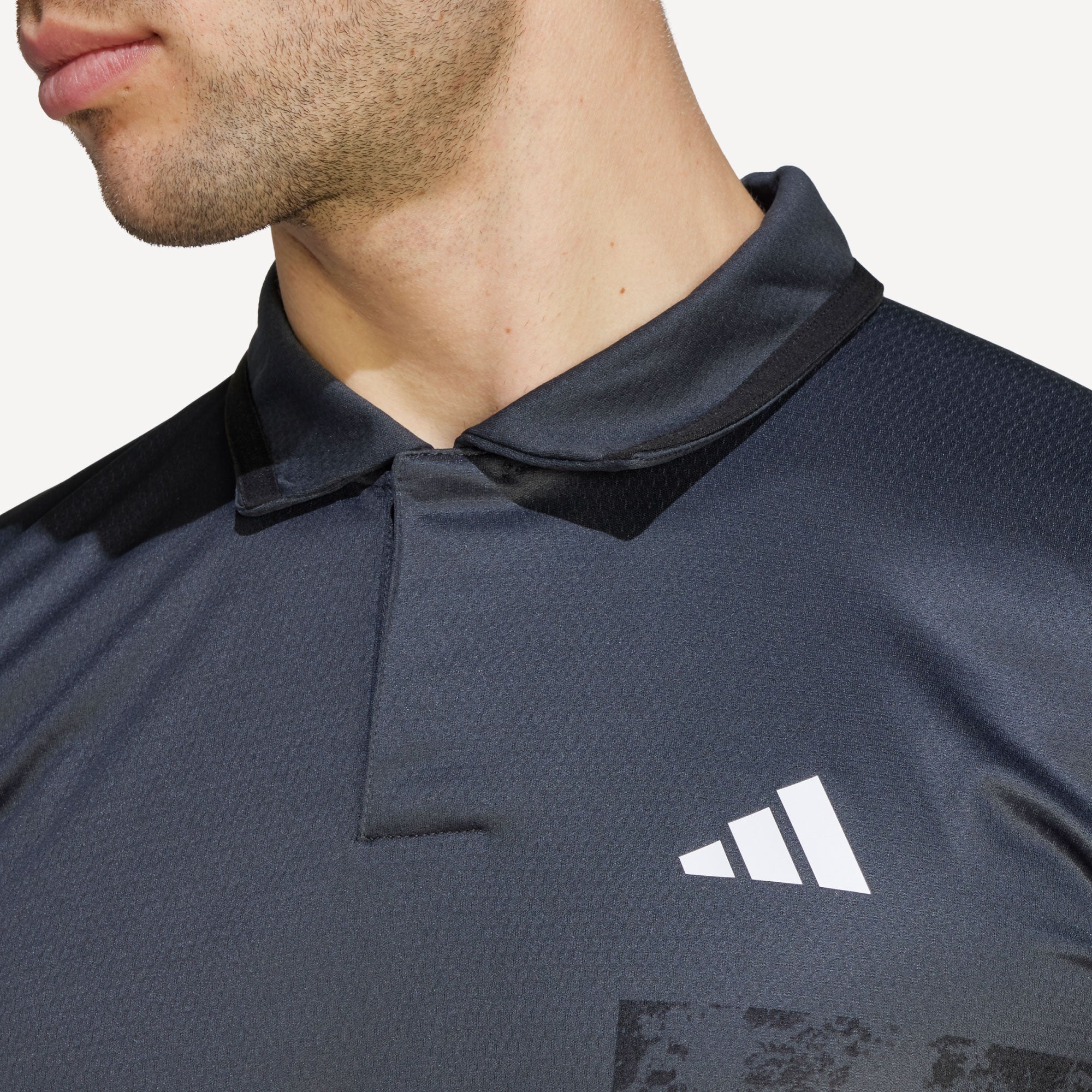 adidas Paris Freelift Men's Tennis Polo Grey (5)