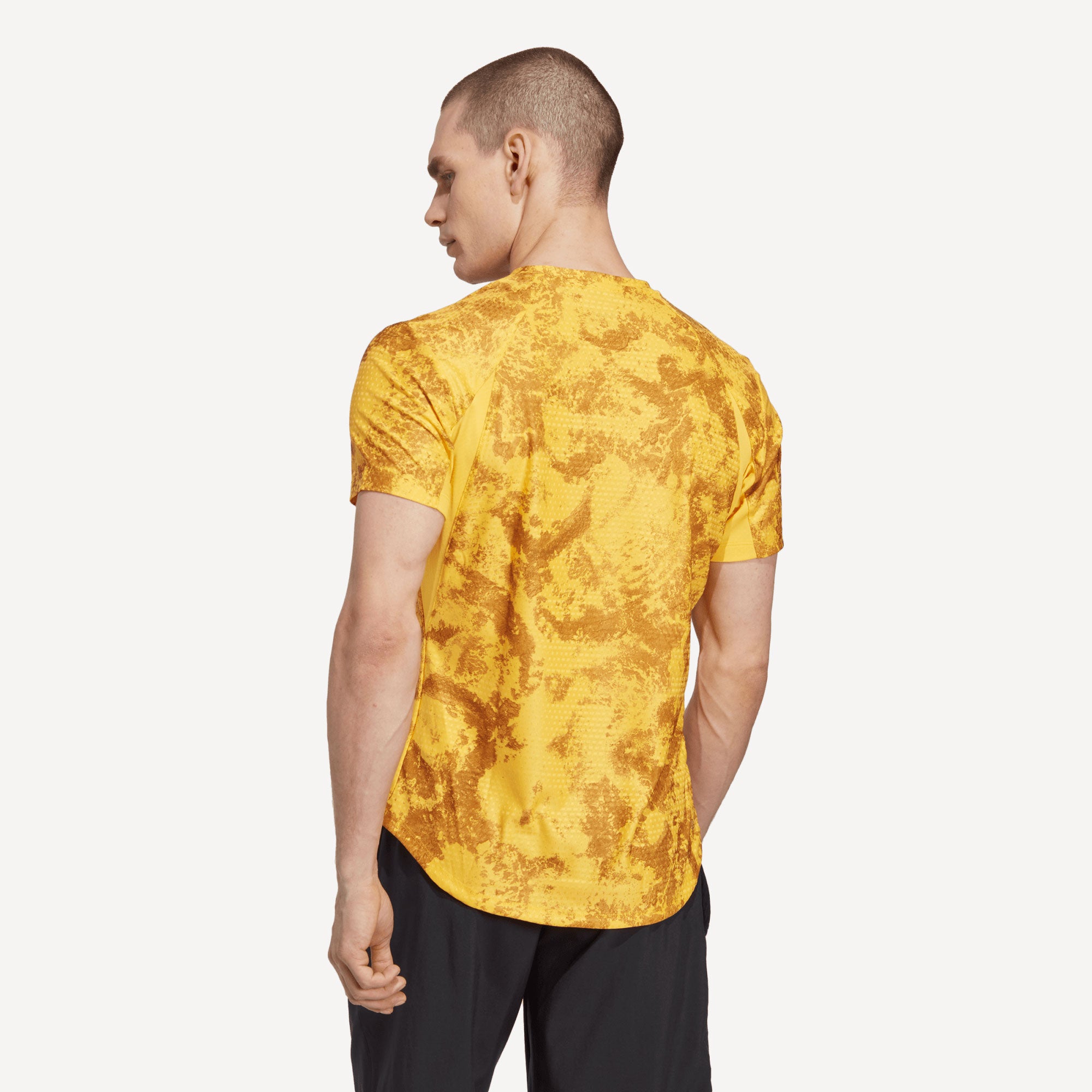 adidas Paris Freelift Men's Tennis Shirt Yellow (2)
