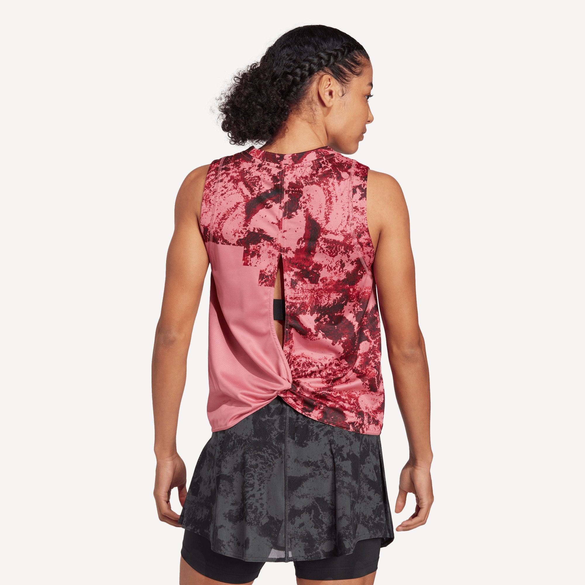 adidas Paris Match Women's Tennis Tank Pink (2)