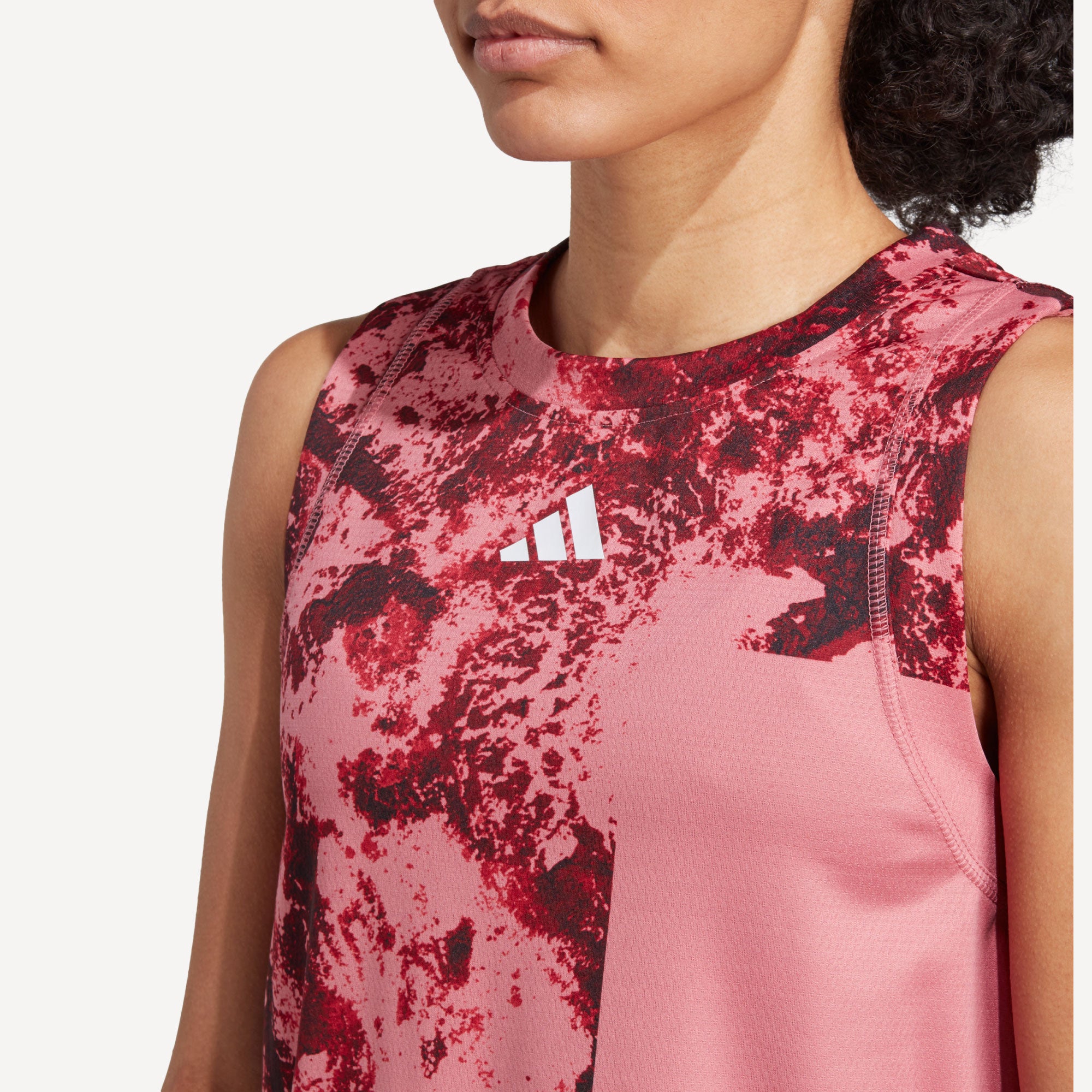 adidas Paris Match Women's Tennis Tank Pink (4)