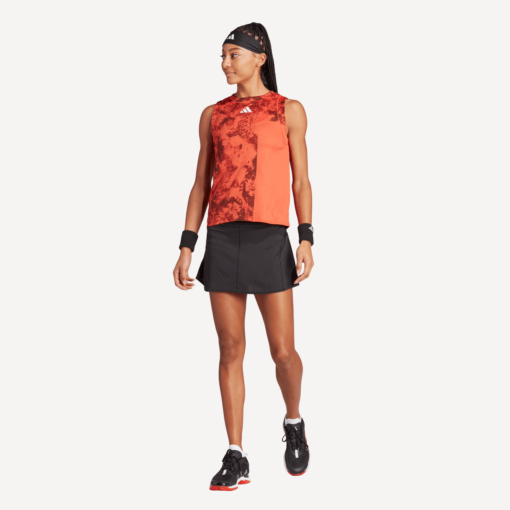 adidas Paris Match Women's Tennis Tank Red (5)
