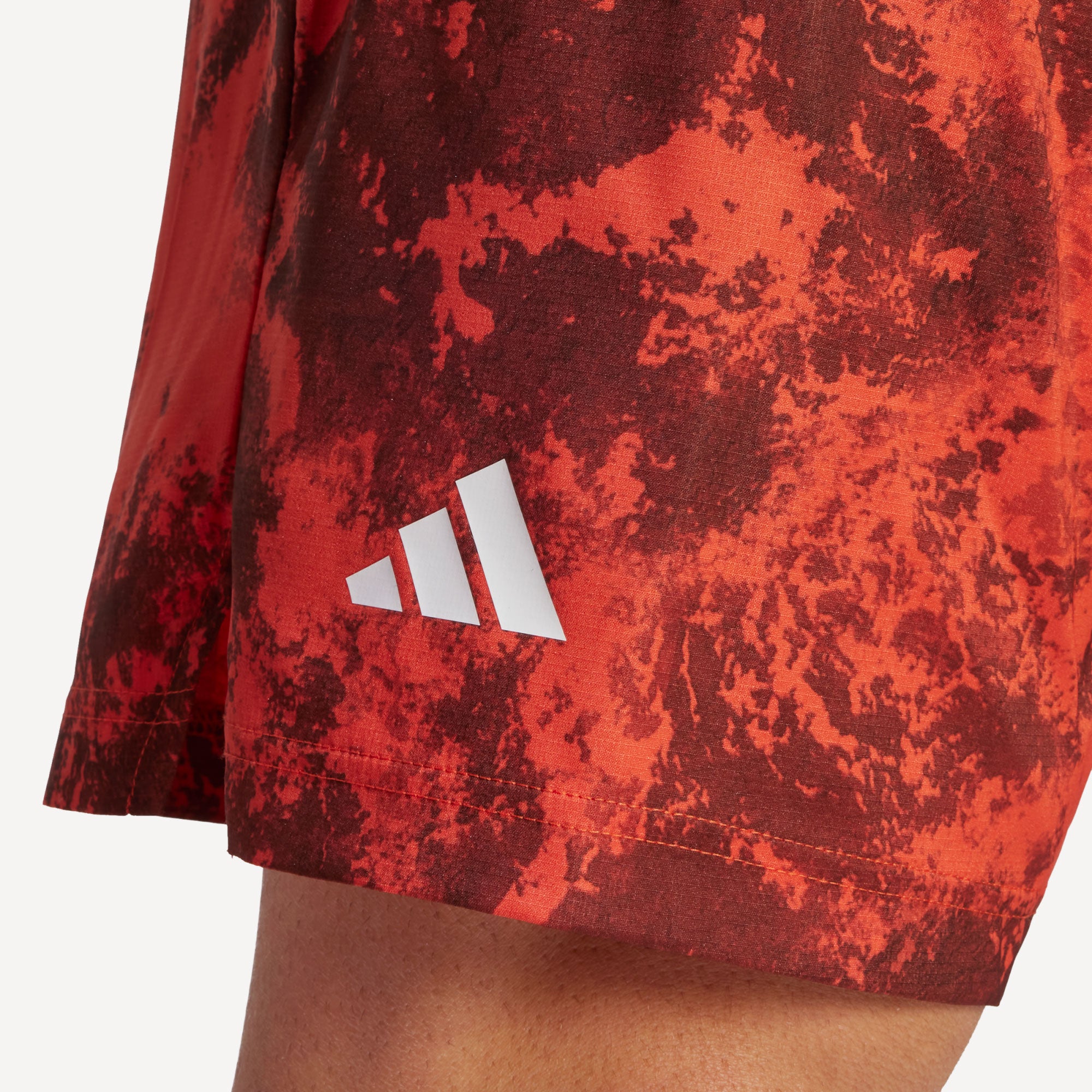 adidas Paris Men's 2IN1 Tennis Shorts Red (6)