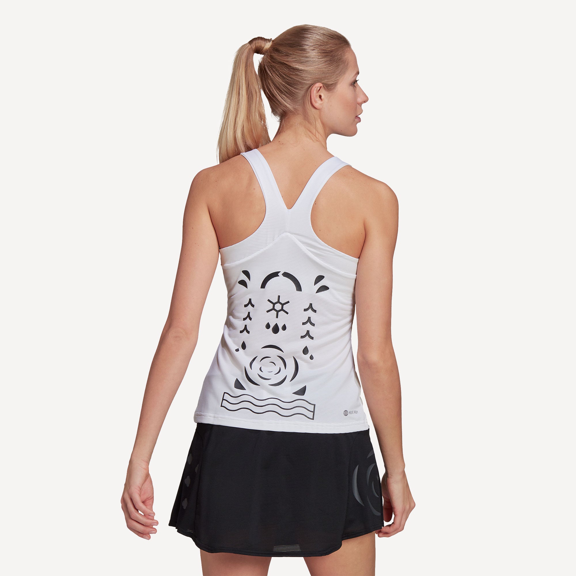 adidas Paris Women's Y Tennis Tank White (2)