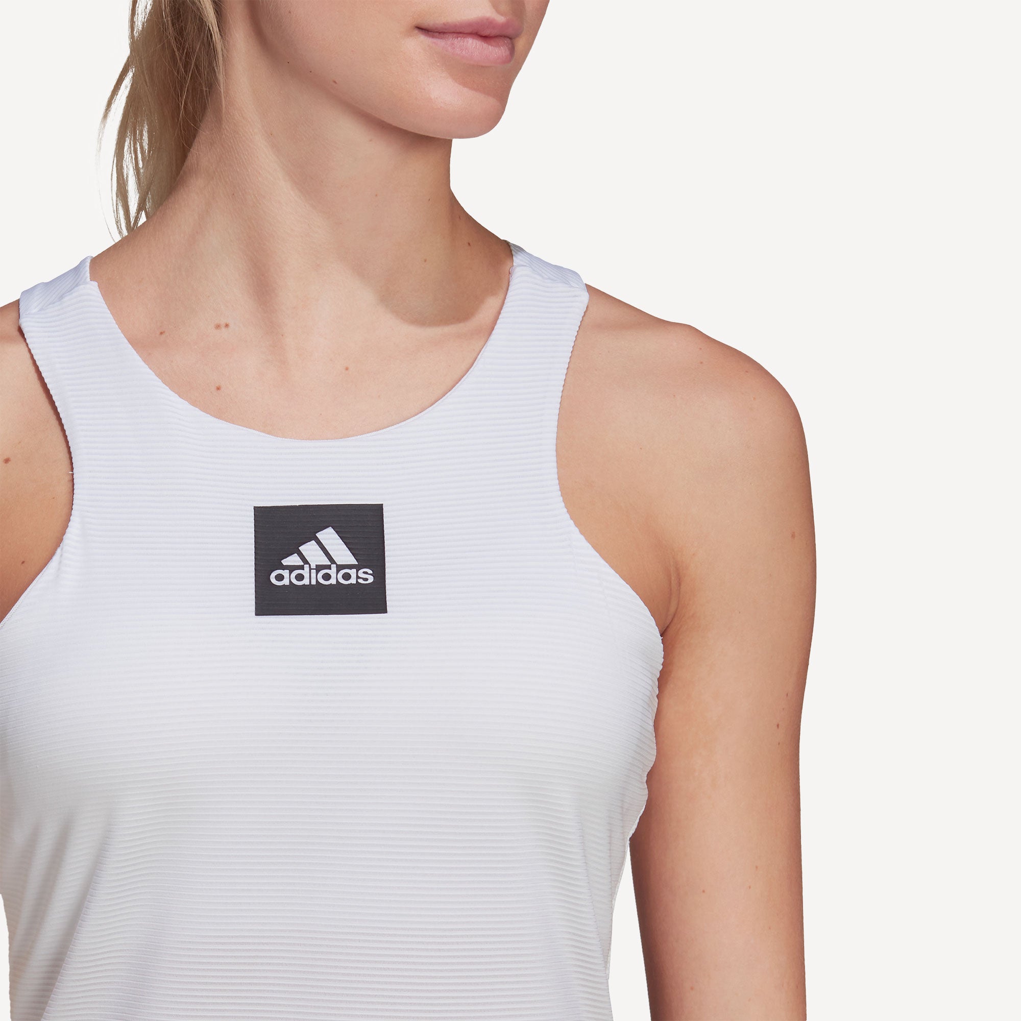 adidas Paris Women's Y Tennis Tank White (4)
