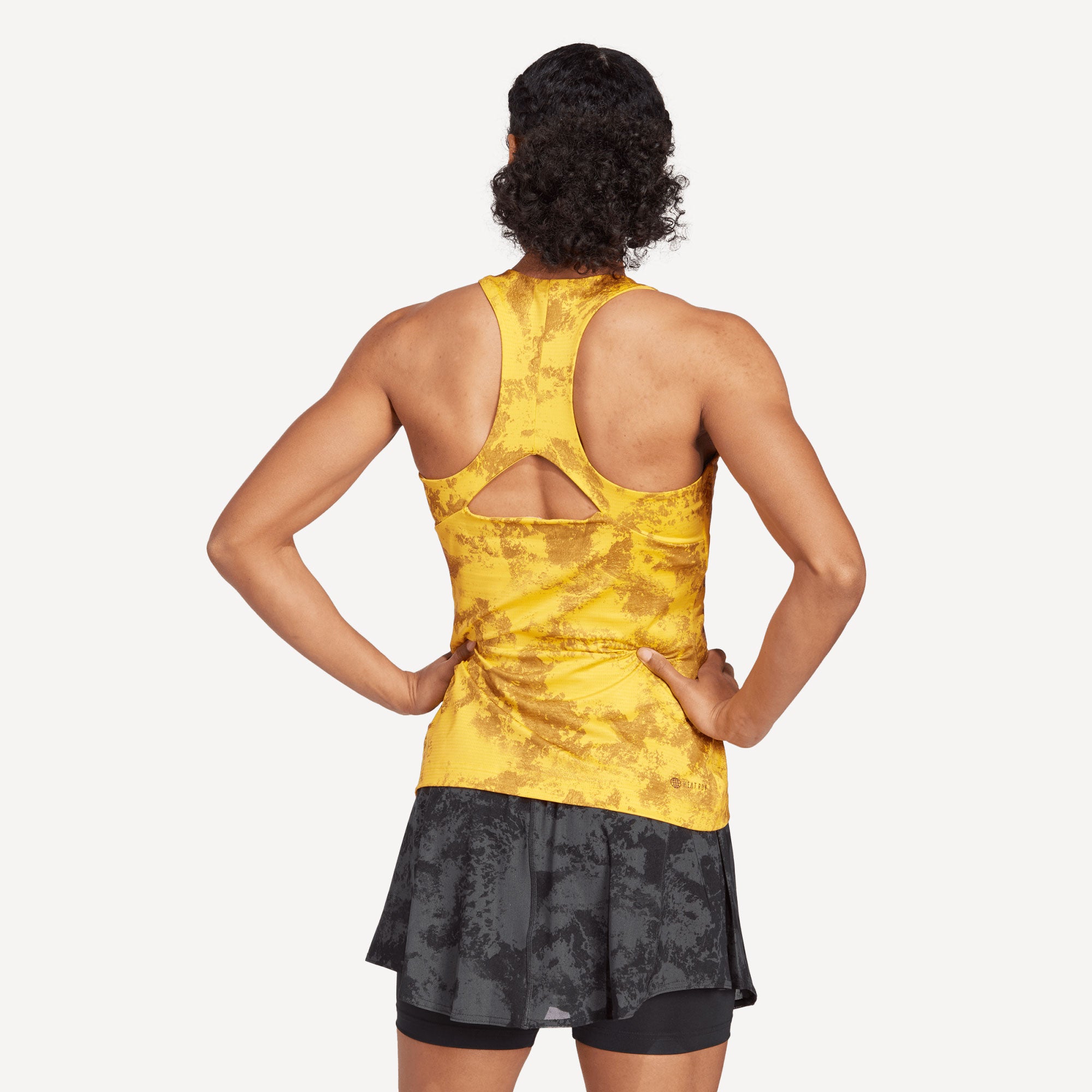 adidas Paris Women's Y Tennis Tank Yellow (2)