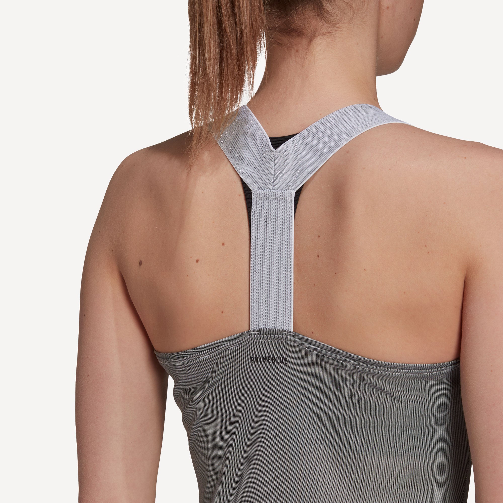 adidas Primeblue AeroReady Women's Y Tennis Tank White (5)