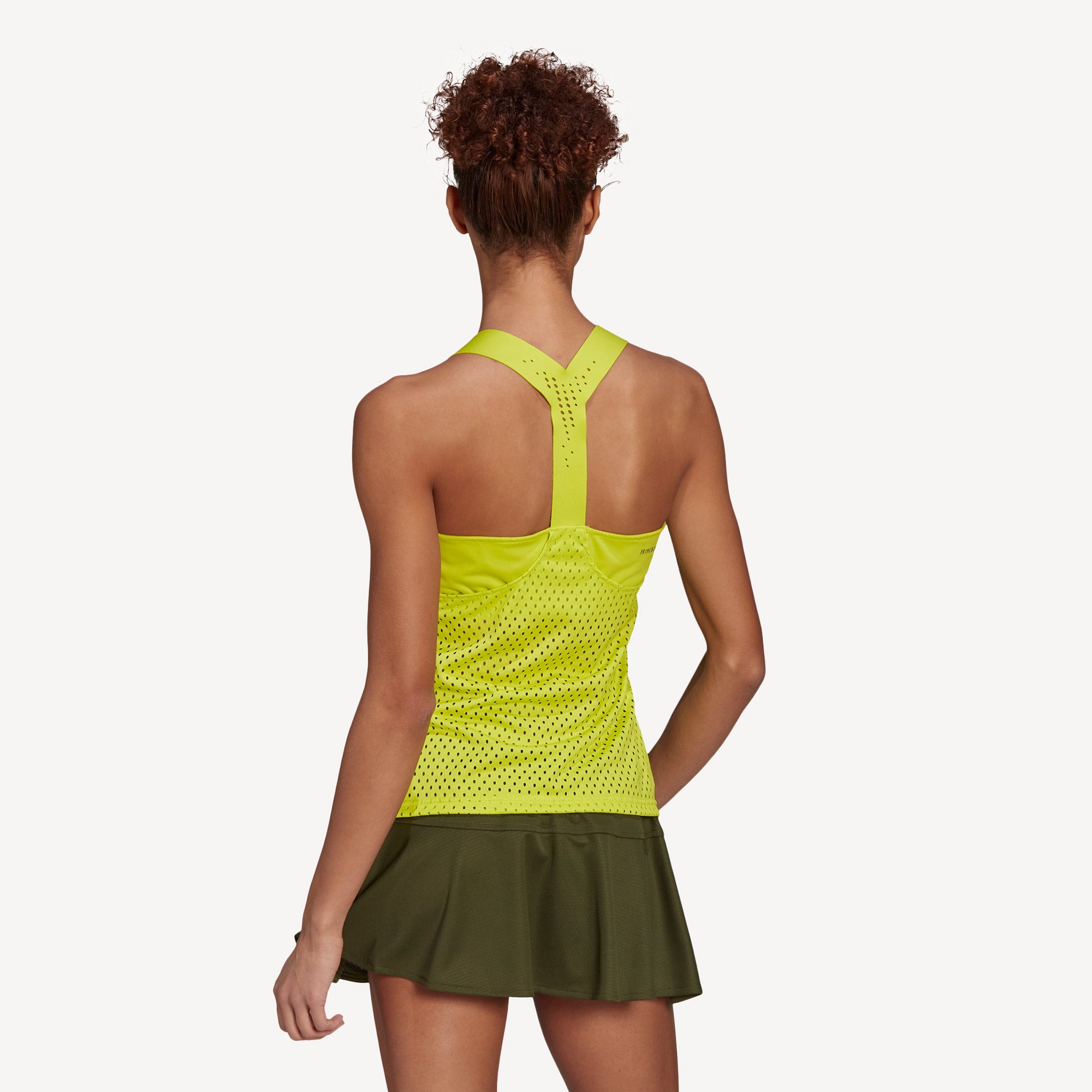 adidas Primeblue Heat Ready Women's Y Tennis Tank Yellow (2)