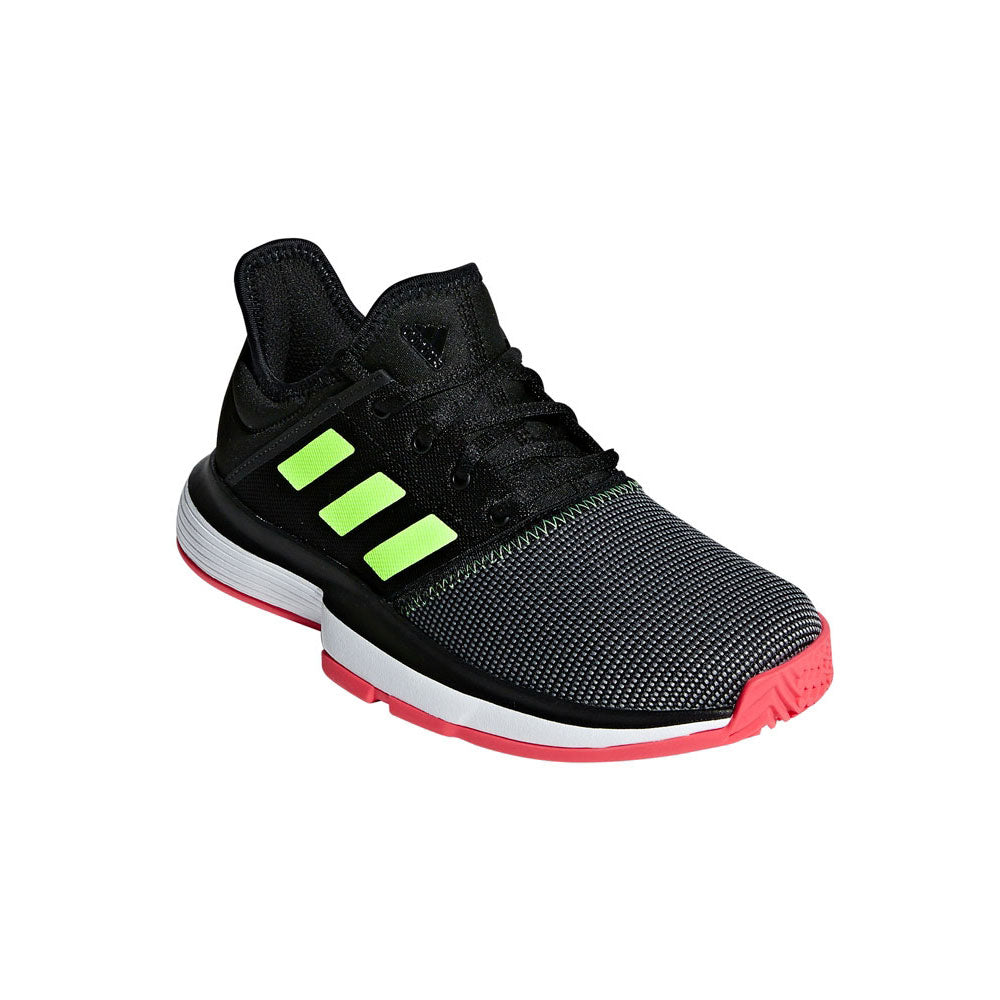adidas SoleCourt Kids' Tennis Shoes Black (4)