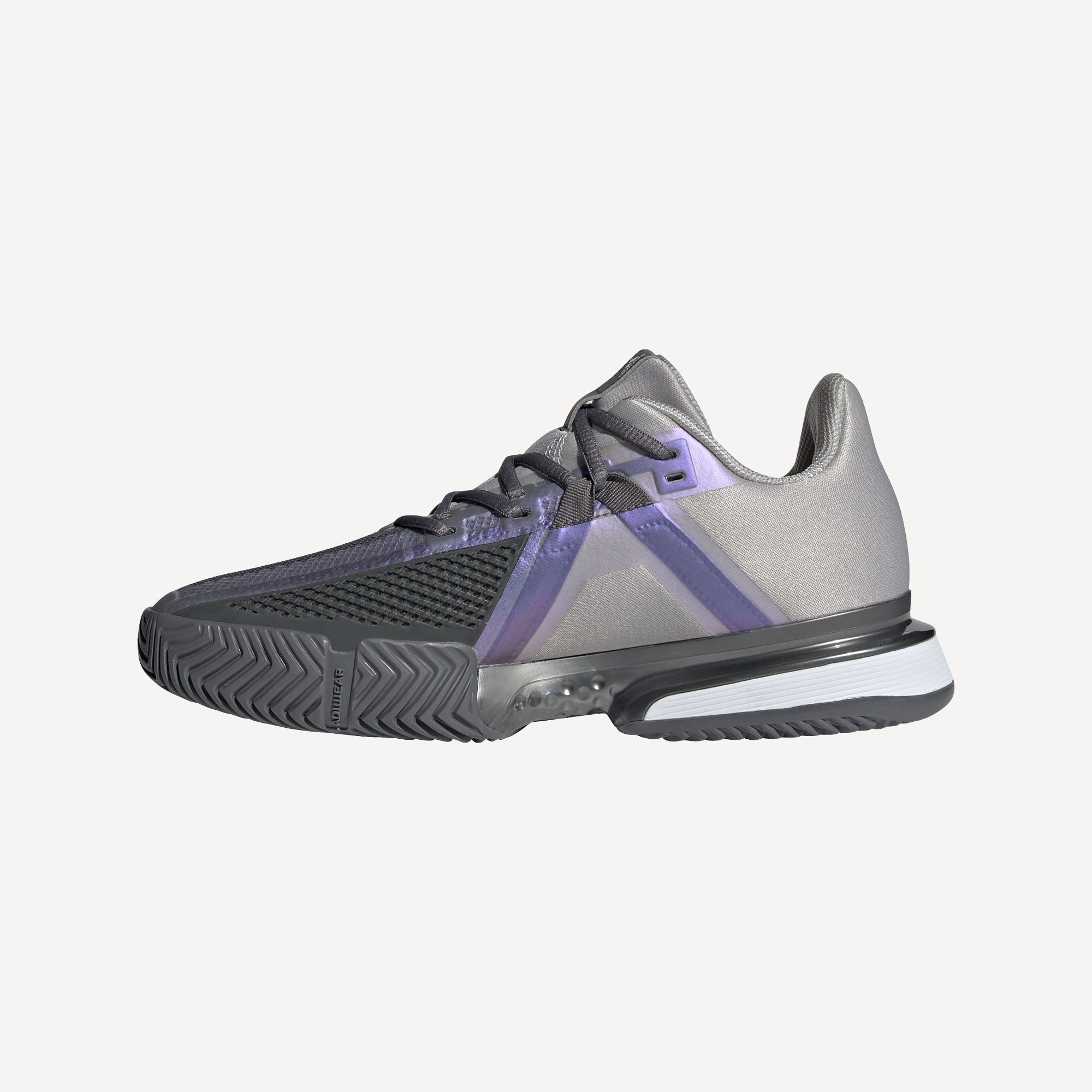 adidas SoleMatch Bounce Women's Clay Court Tennis Shoes Grey (3)