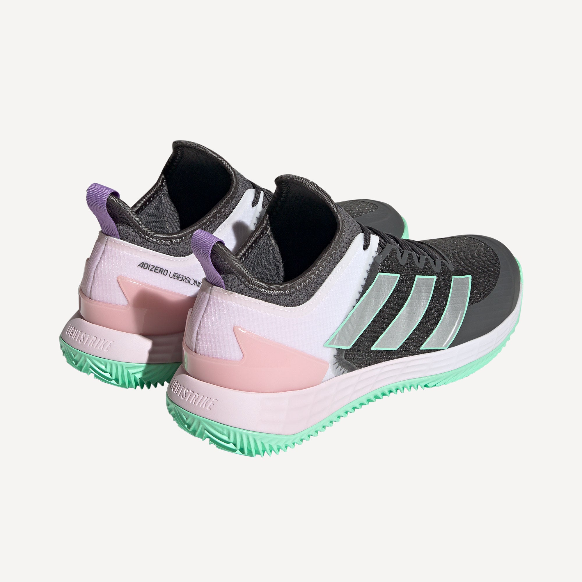 adidas Ubersonic 4 Women's Clay Court Tennis Shoes Grey (6)