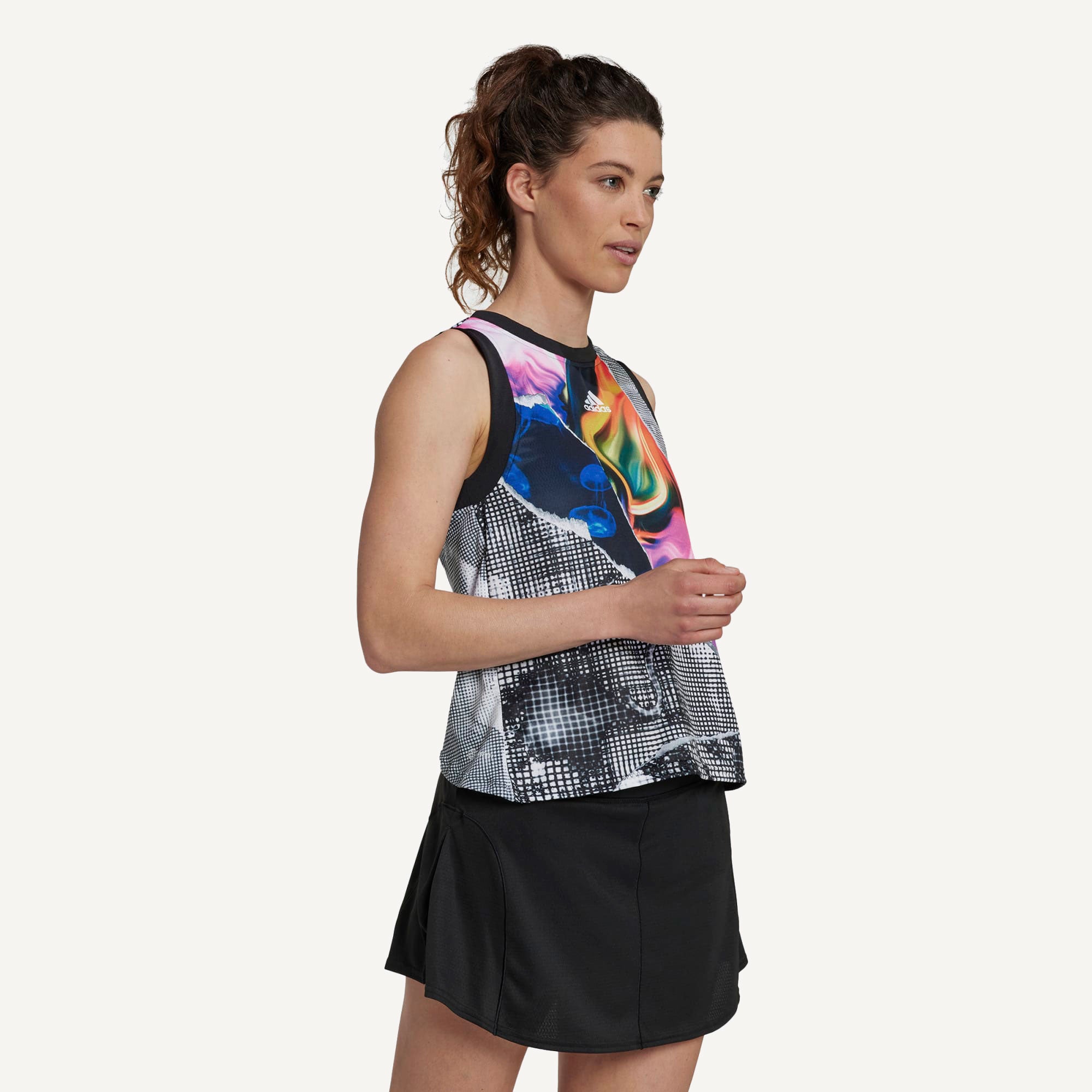 adidas US Series Women's Tennis Tank White (4)
