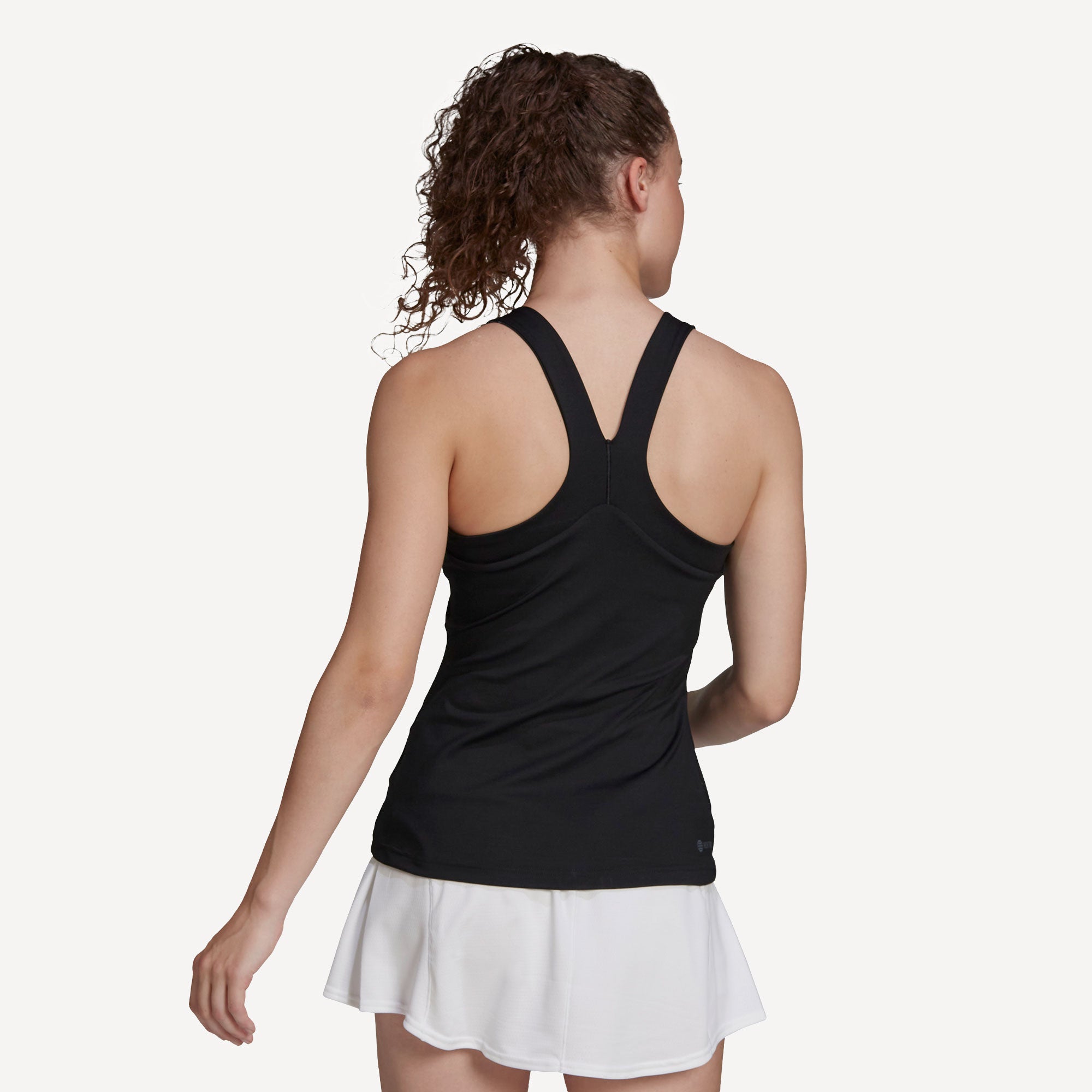 adidas Women's Y Tennis Tank Black (2)