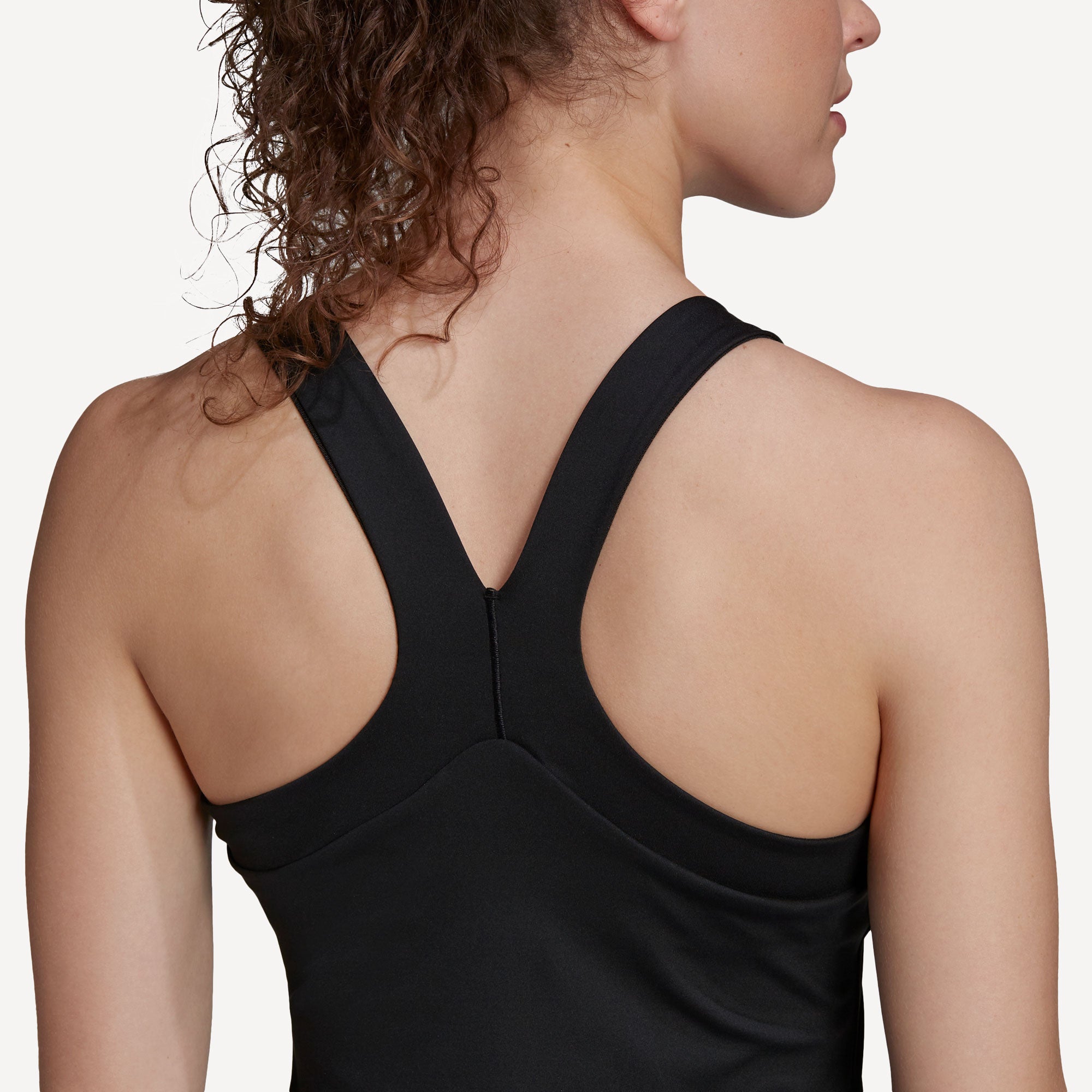 adidas Women's Y Tennis Tank Black (6)