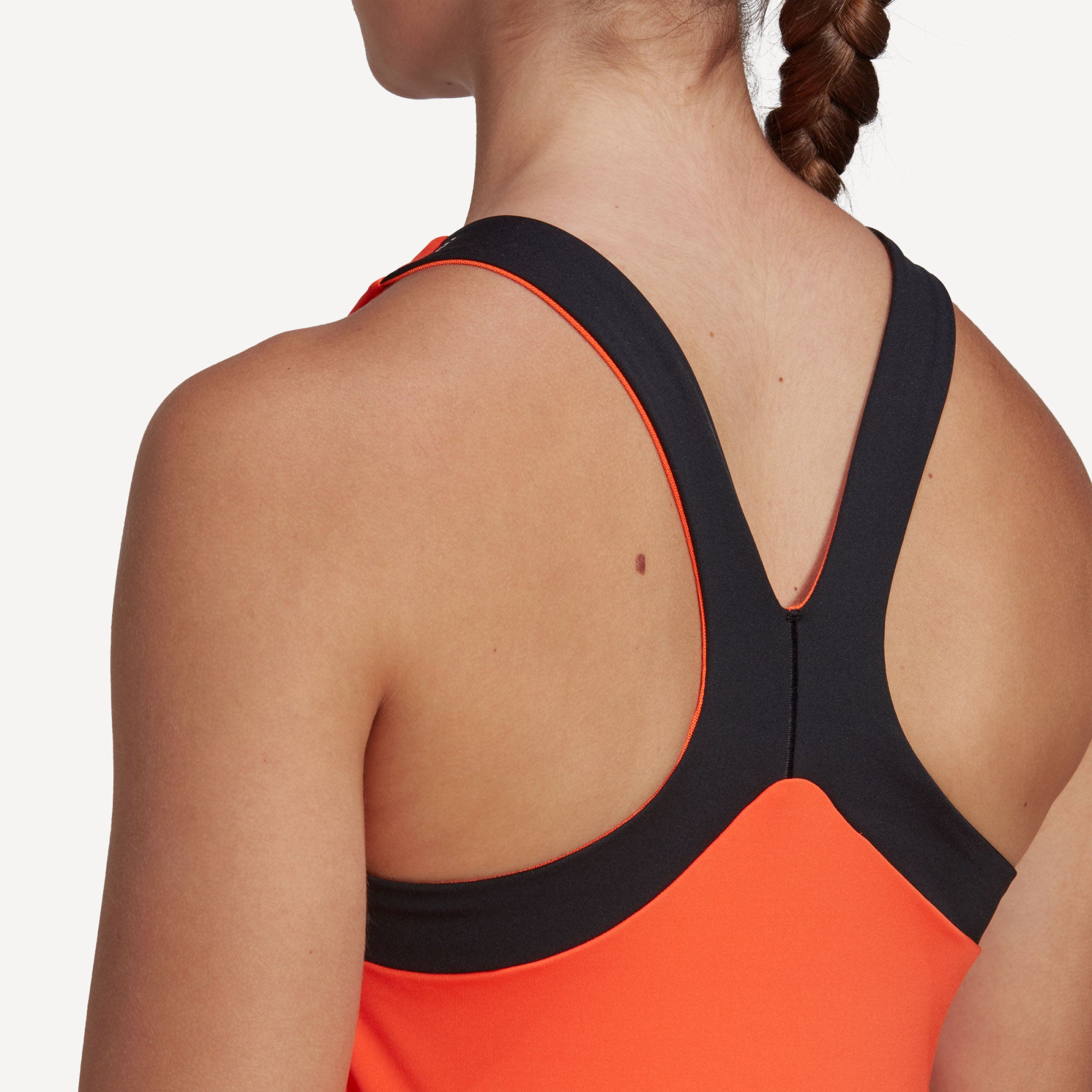 adidas Women's Y Tennis Tank Orange (6)