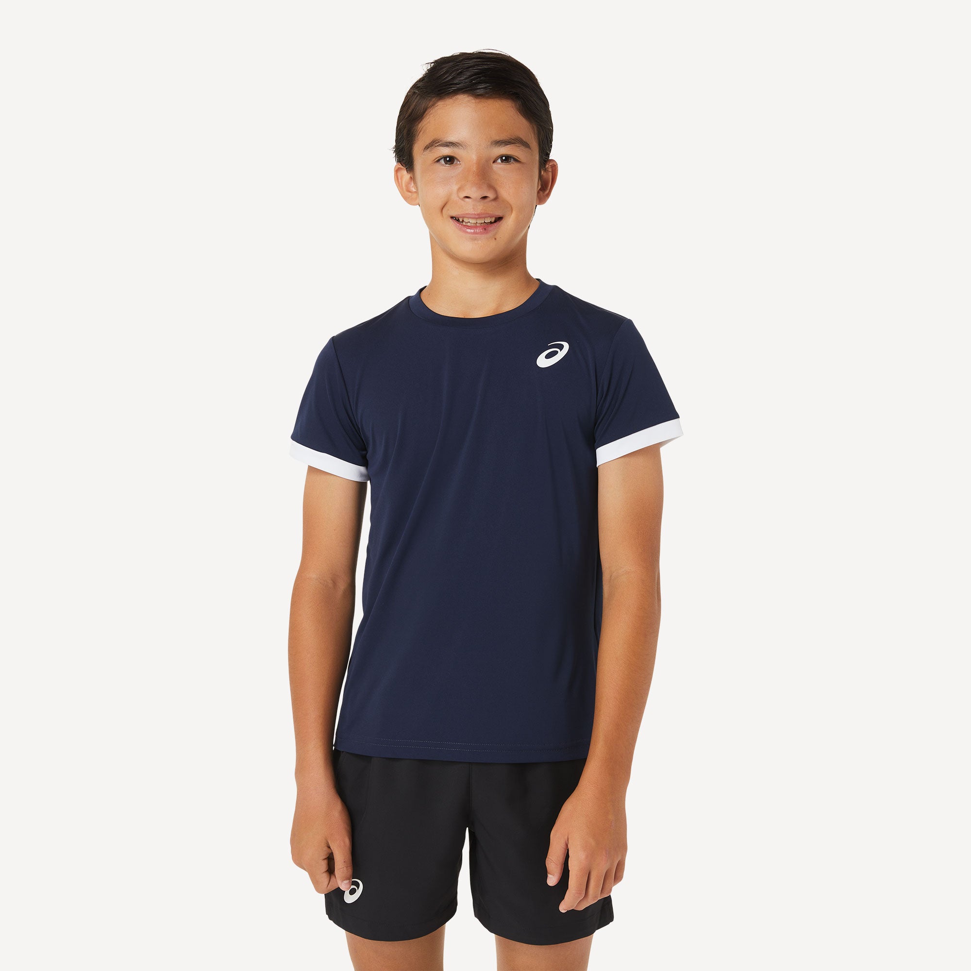 ASICS Boys' Tennis Shirt Blue (1)
