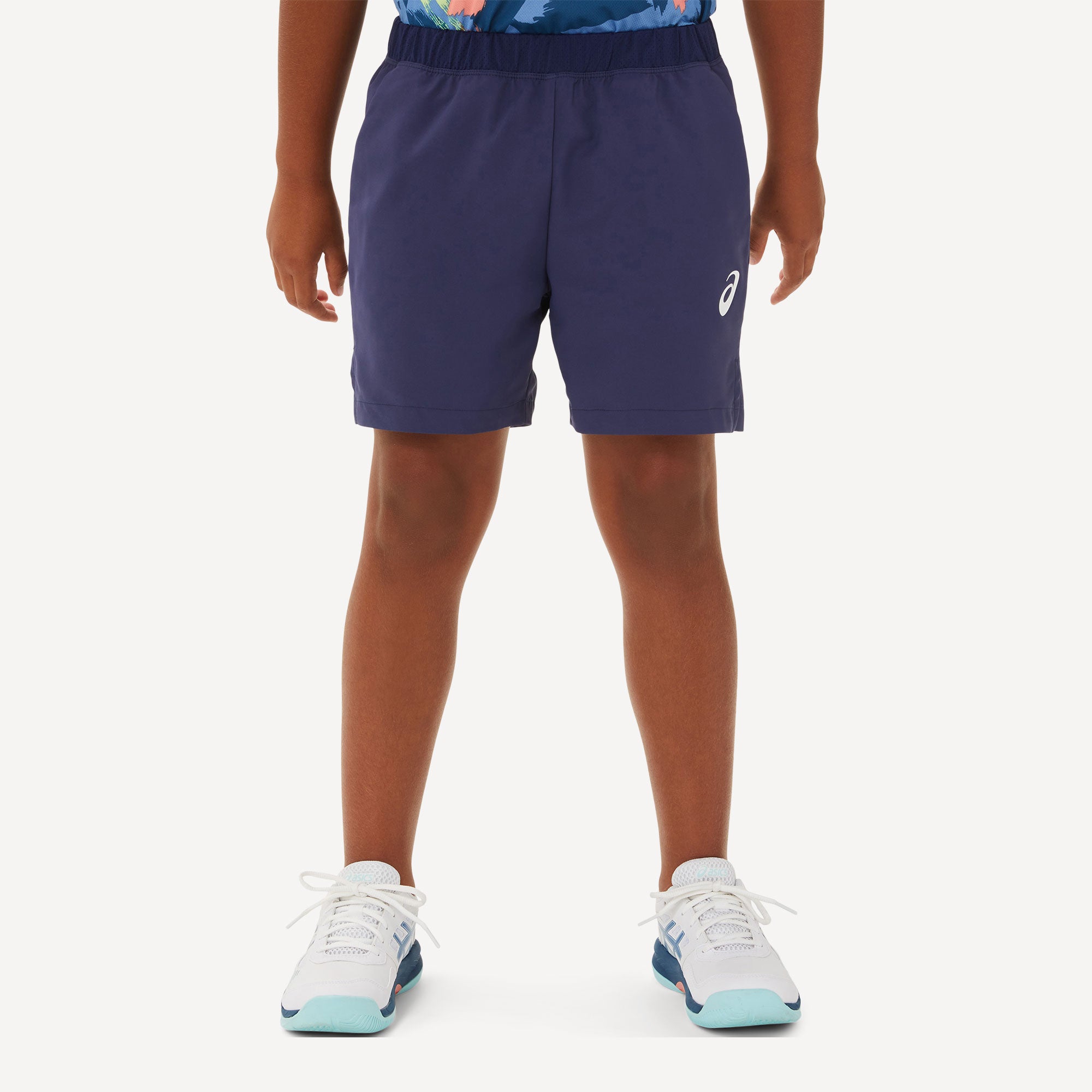 ASICS Boys' Tennis Shorts Blue (1)