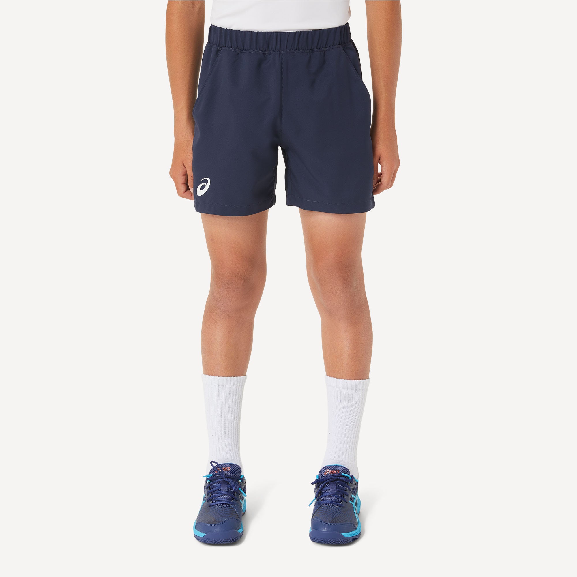 ASICS Boys' Tennis Shorts Blue (1)