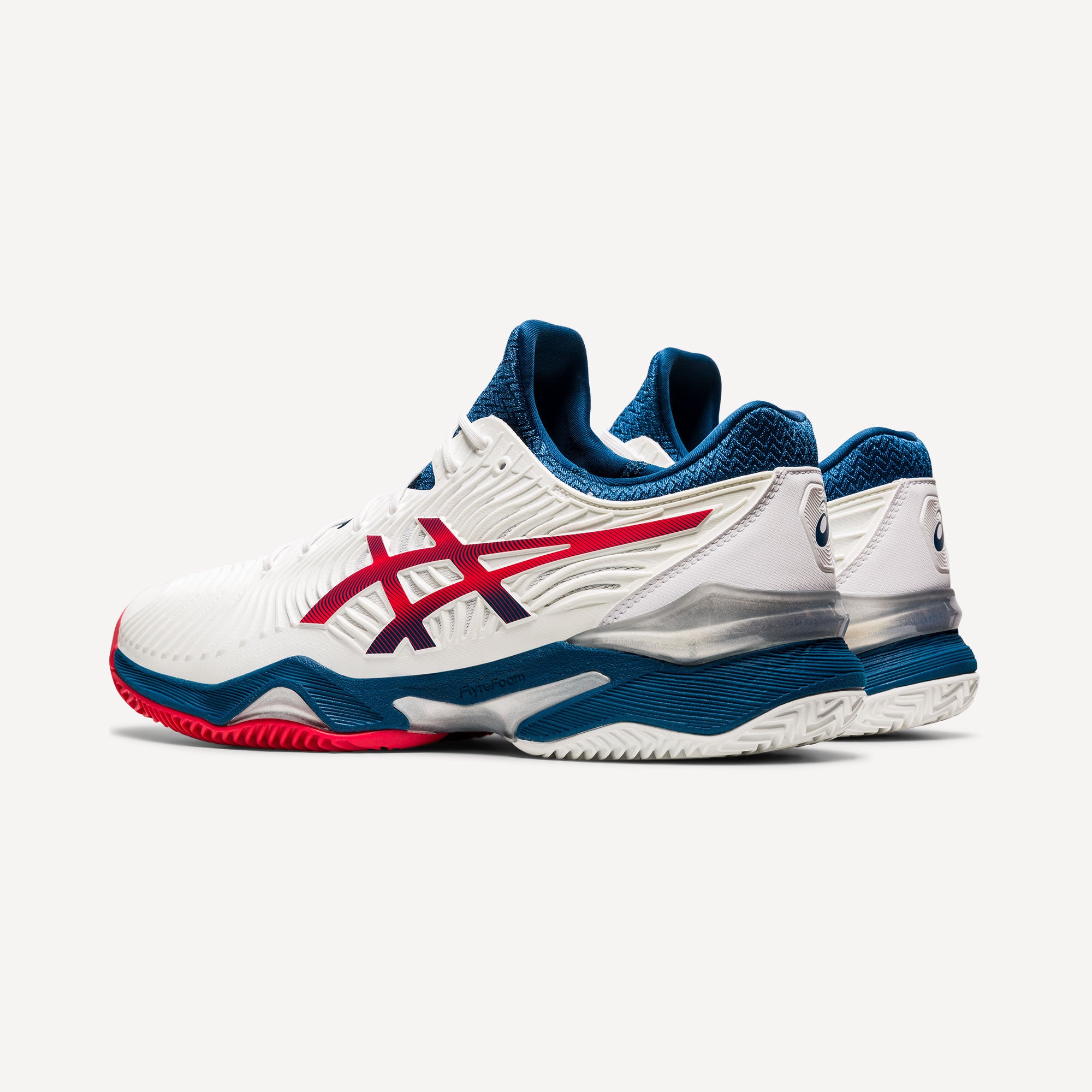 ASICS Court FF 2 Men's Clay Court Tennis Shoes White (5)