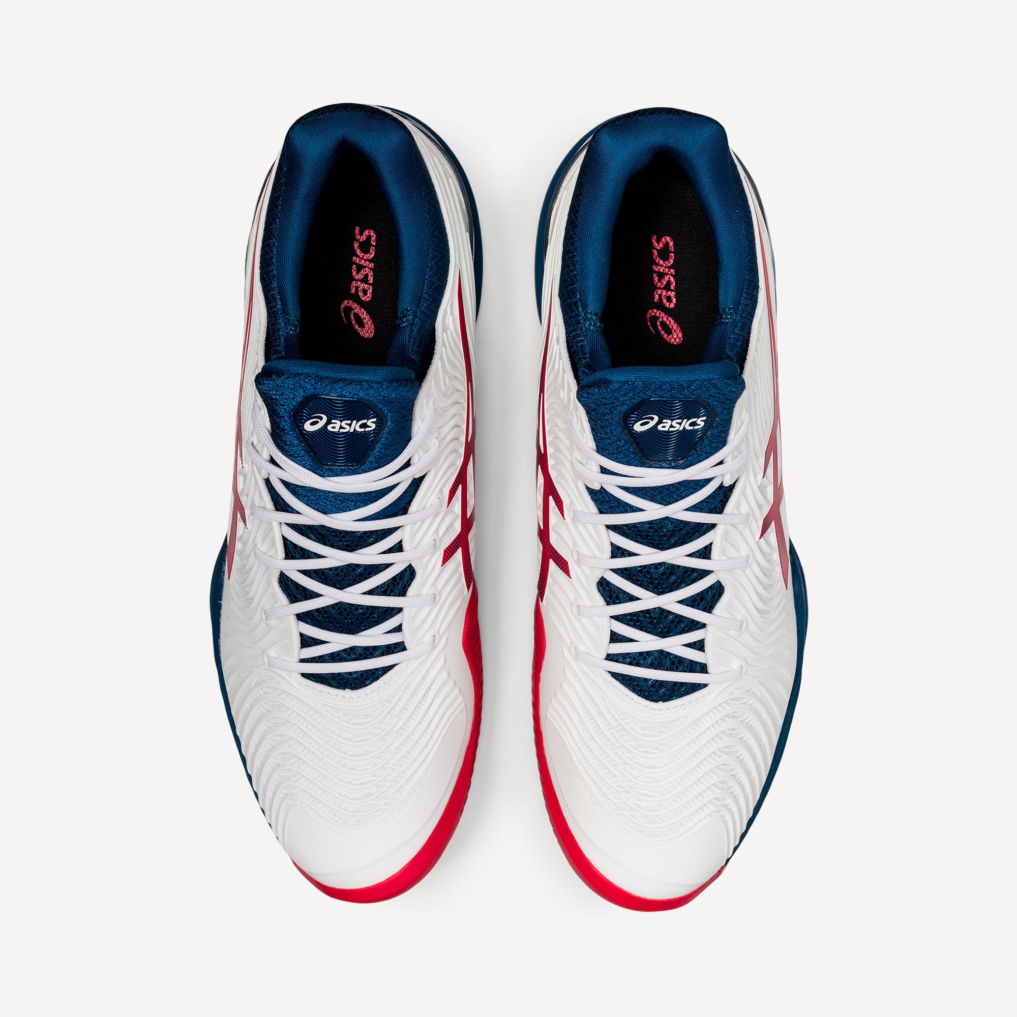 ASICS Court FF 2 Men's Clay Court Tennis Shoes White (7)
