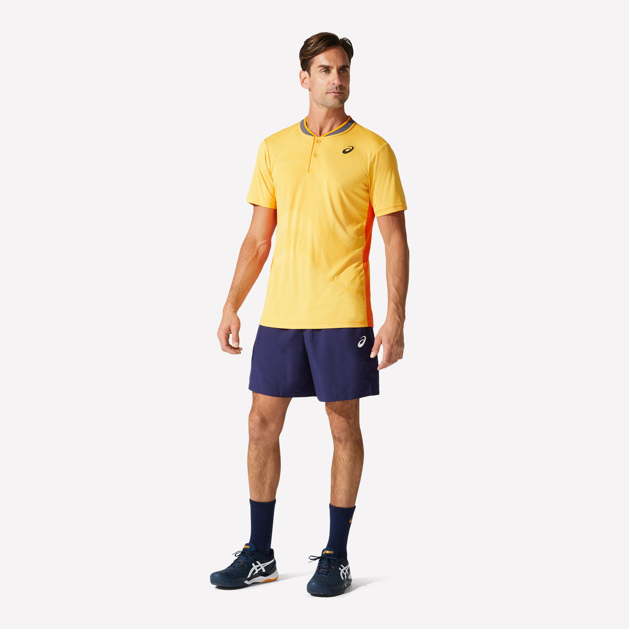 ASICS Court Men's 7-Inch Tennis Shorts Blue (3)