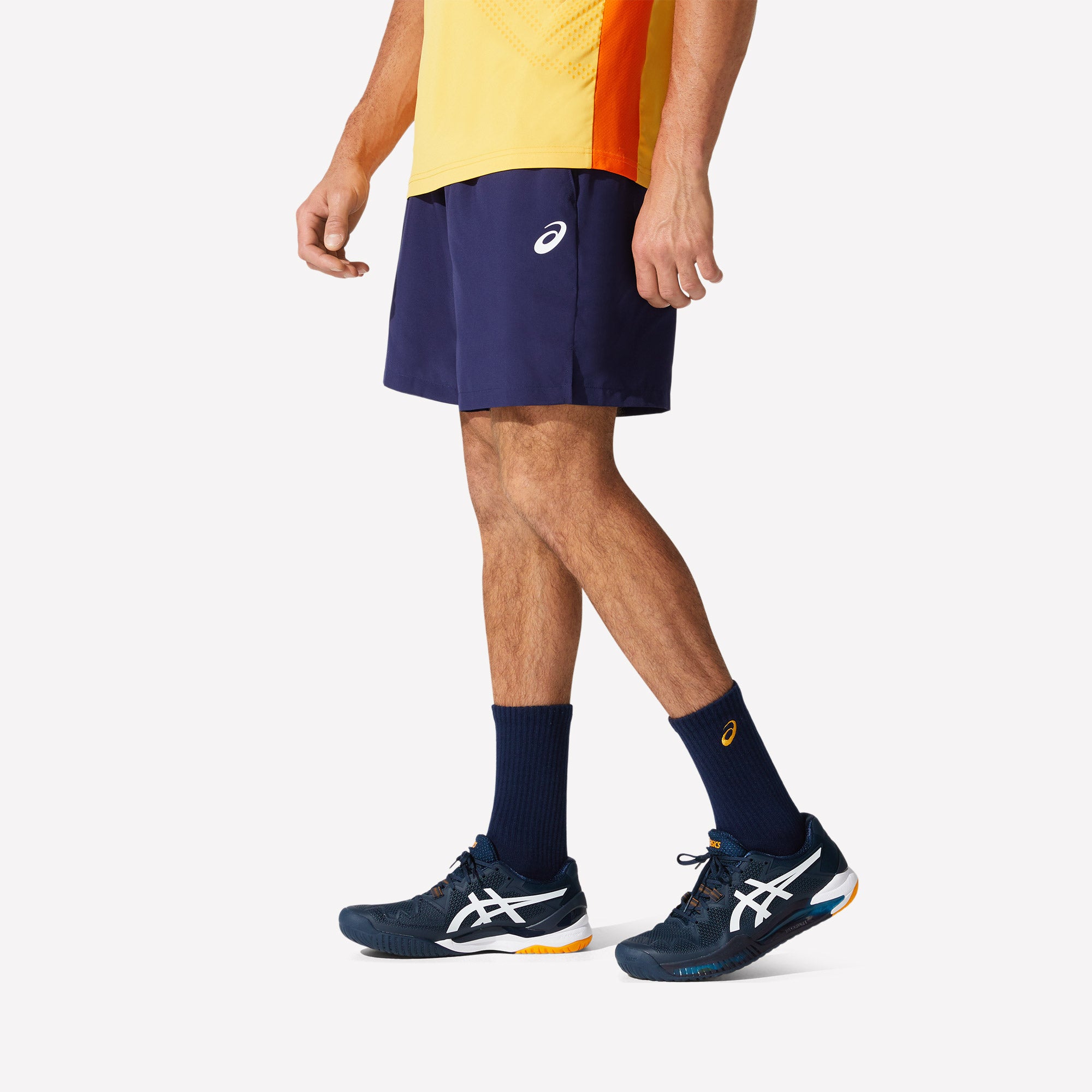 ASICS Court Men's 7-Inch Tennis Shorts Blue (4)