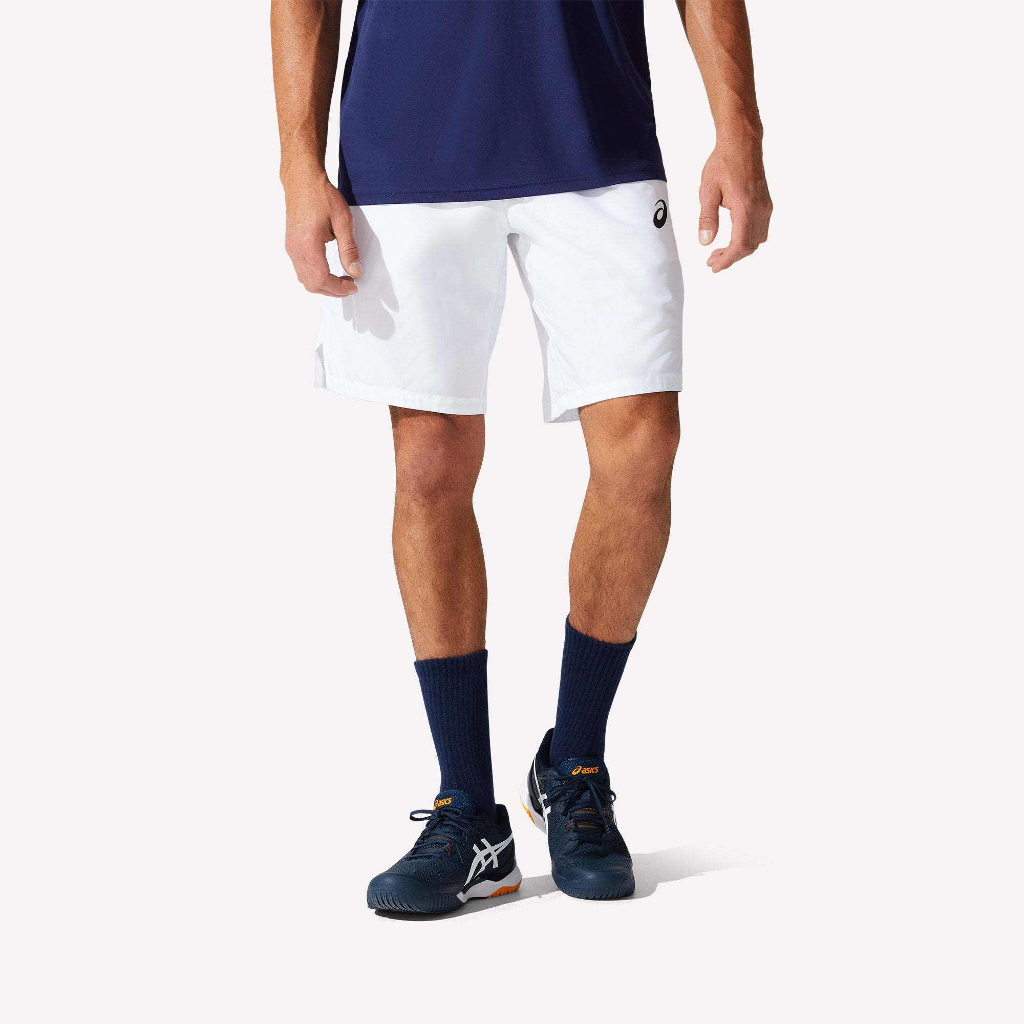 ASICS Court Men's 9-Inch Tennis Shorts White (1)