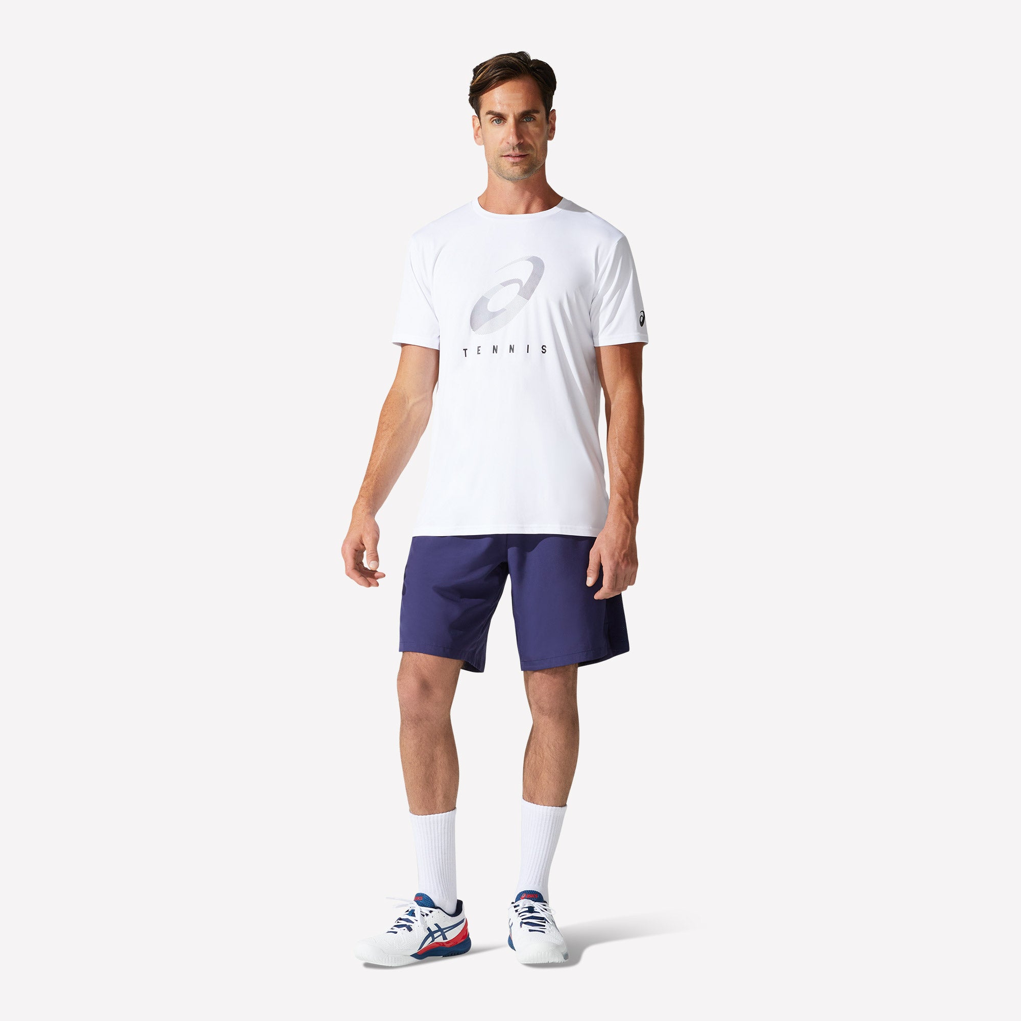ASICS Court Men's 9-Inch Tennis Shorts Blue (3)