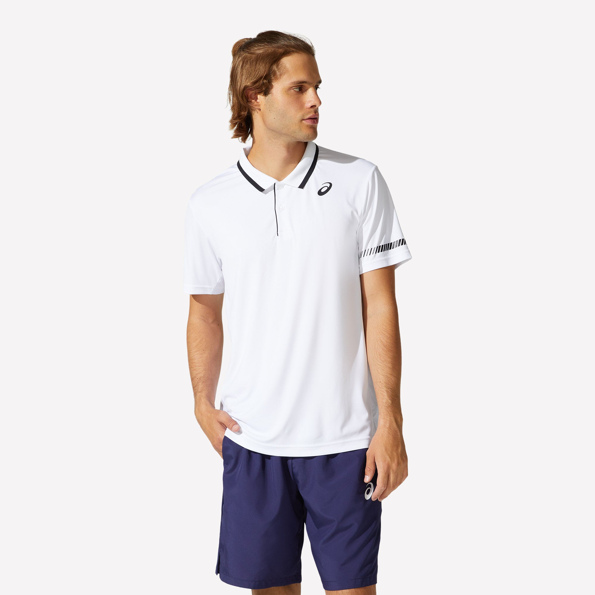 ASICS Court Men's Tennis Polo White (1)