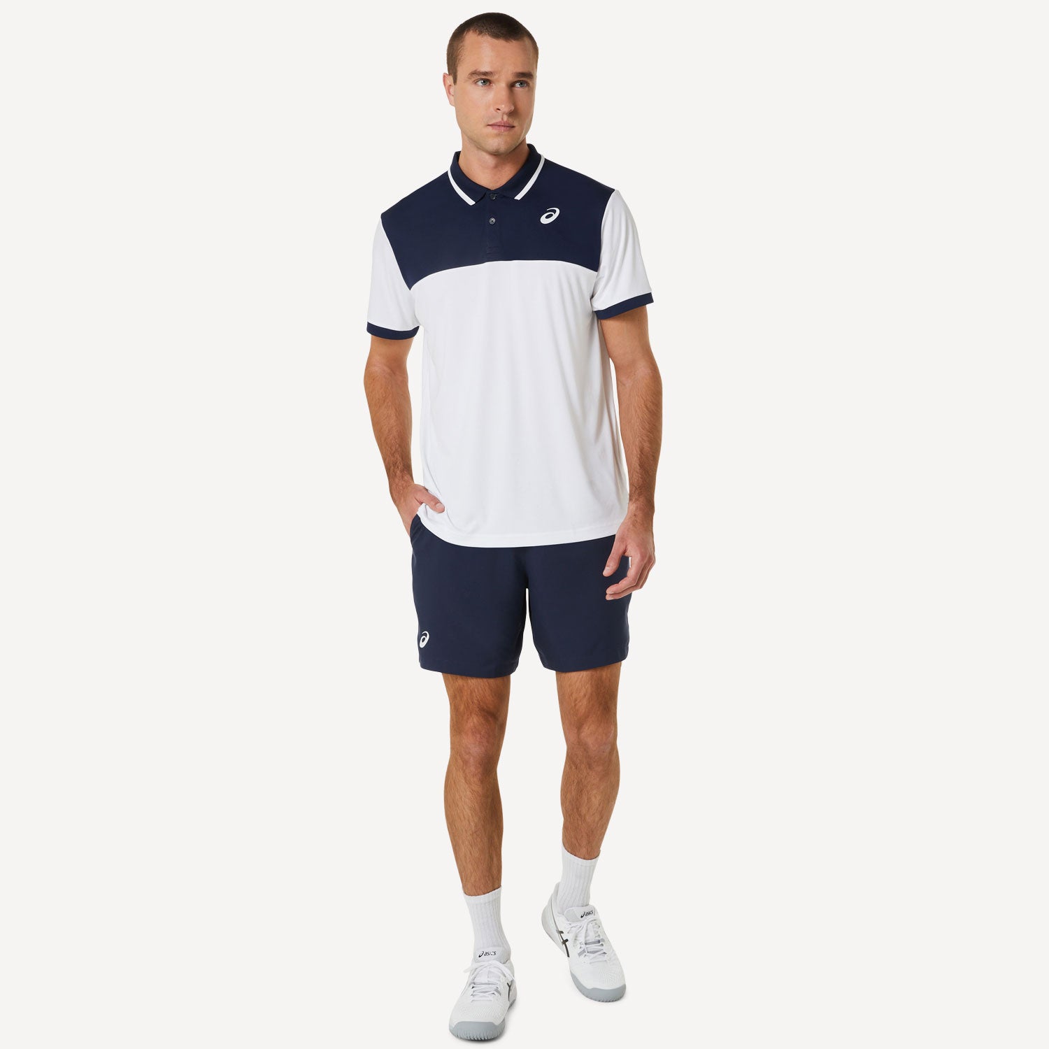 ASICS Court Men's Tennis Polo White (6)