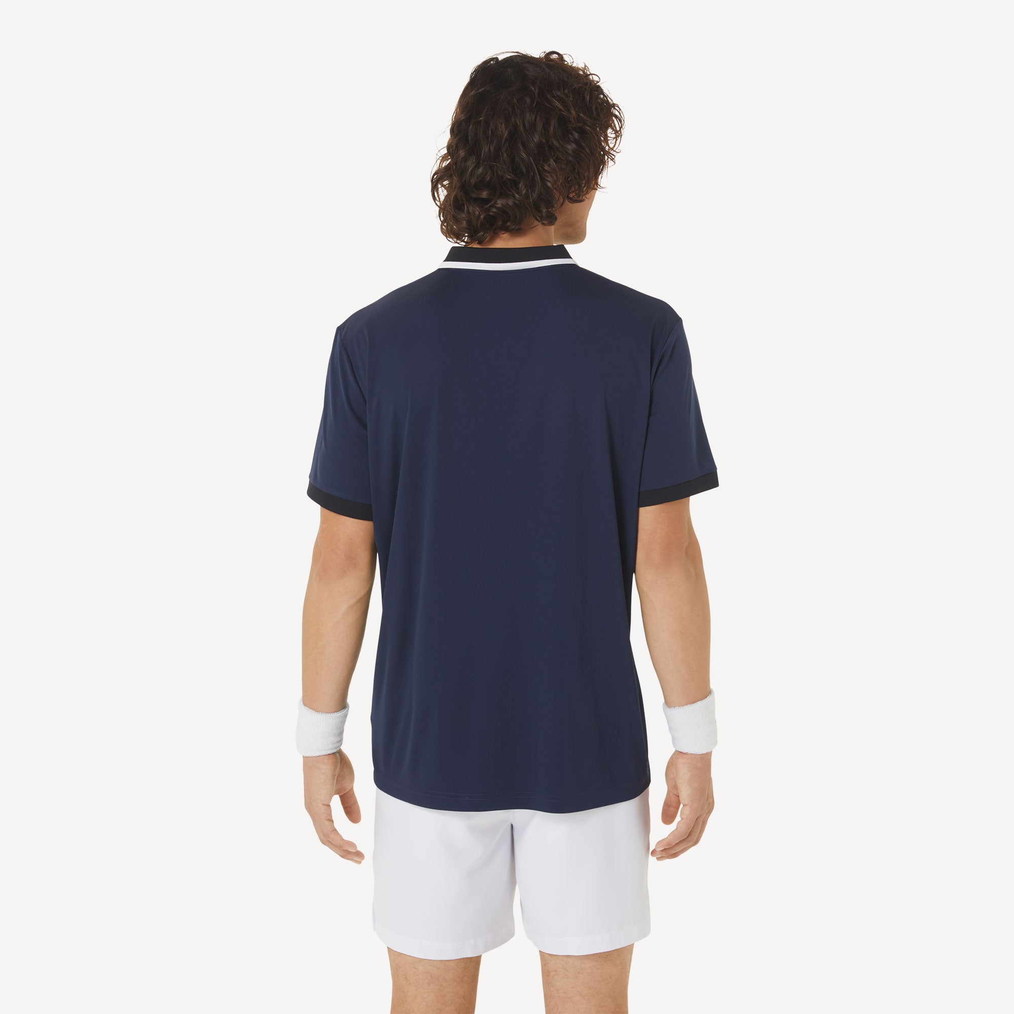ASICS Court Men's Tennis Polo Blue (2)