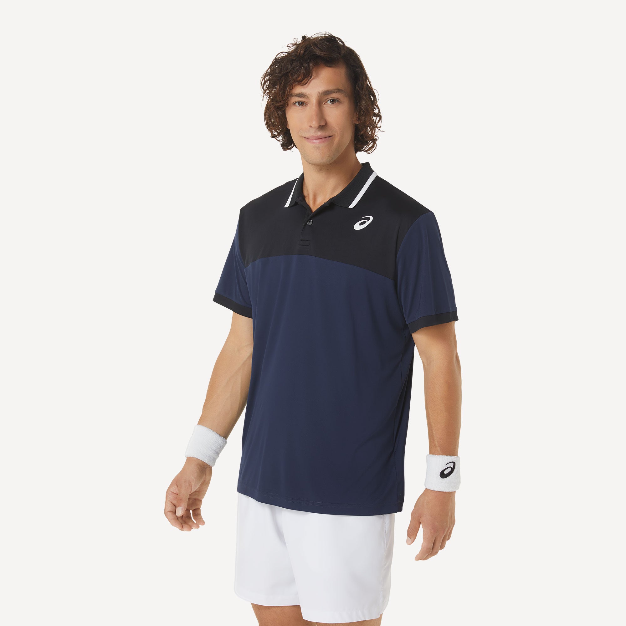 ASICS Court Men's Tennis Polo Blue (3)