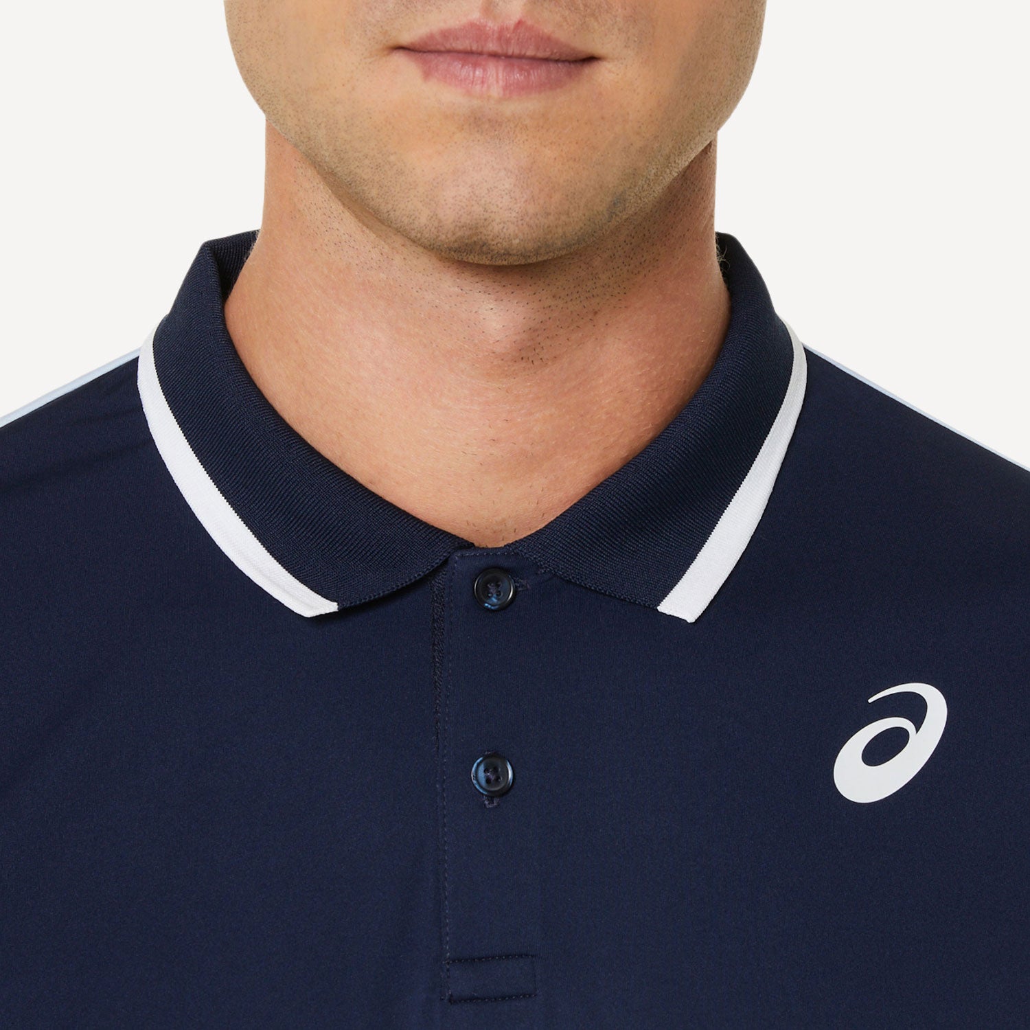 ASICS Court Men's Tennis Polo Blue (5)