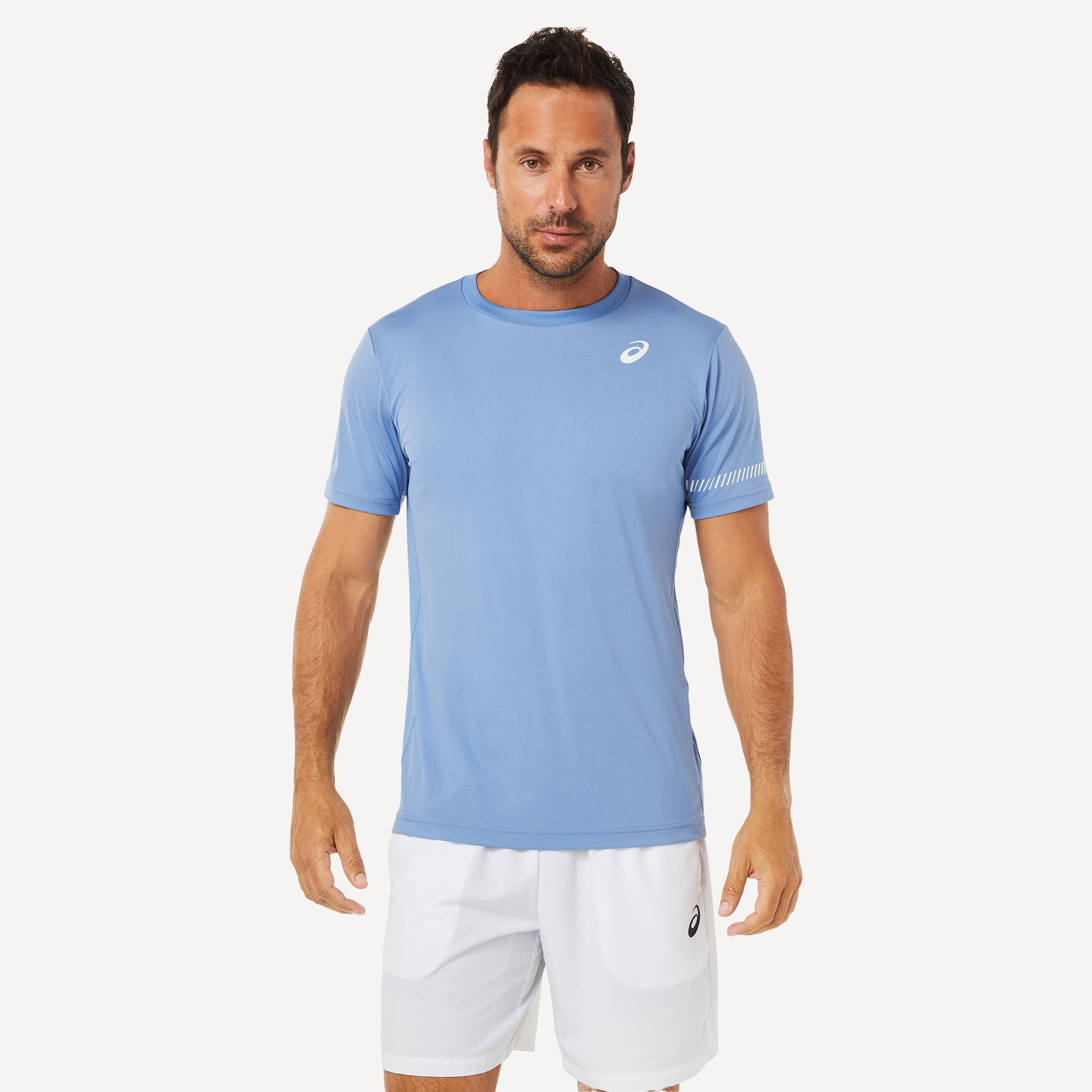 ASICS Court Men's Tennis Shirt Blue (1)