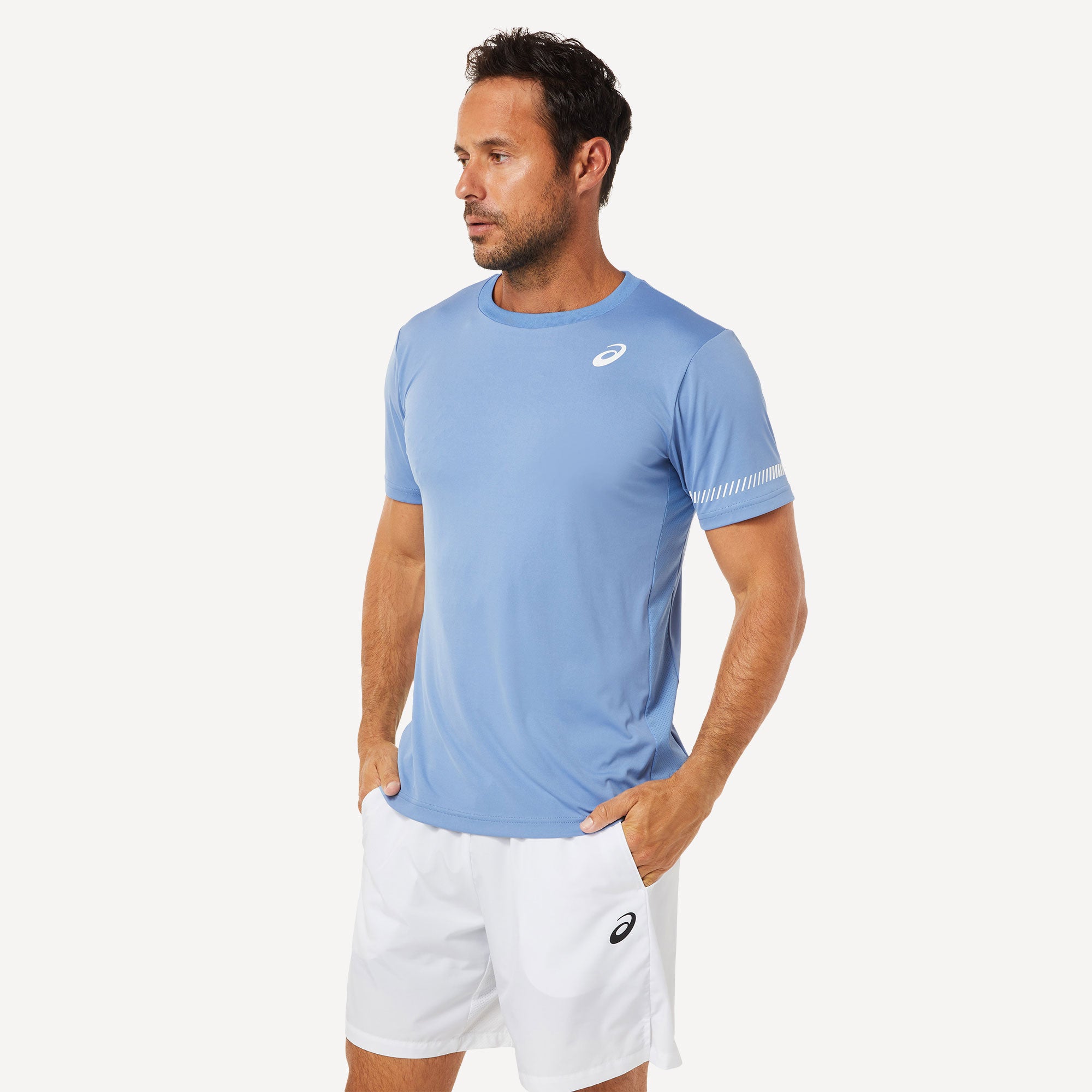 ASICS Court Men's Tennis Shirt Blue (3)