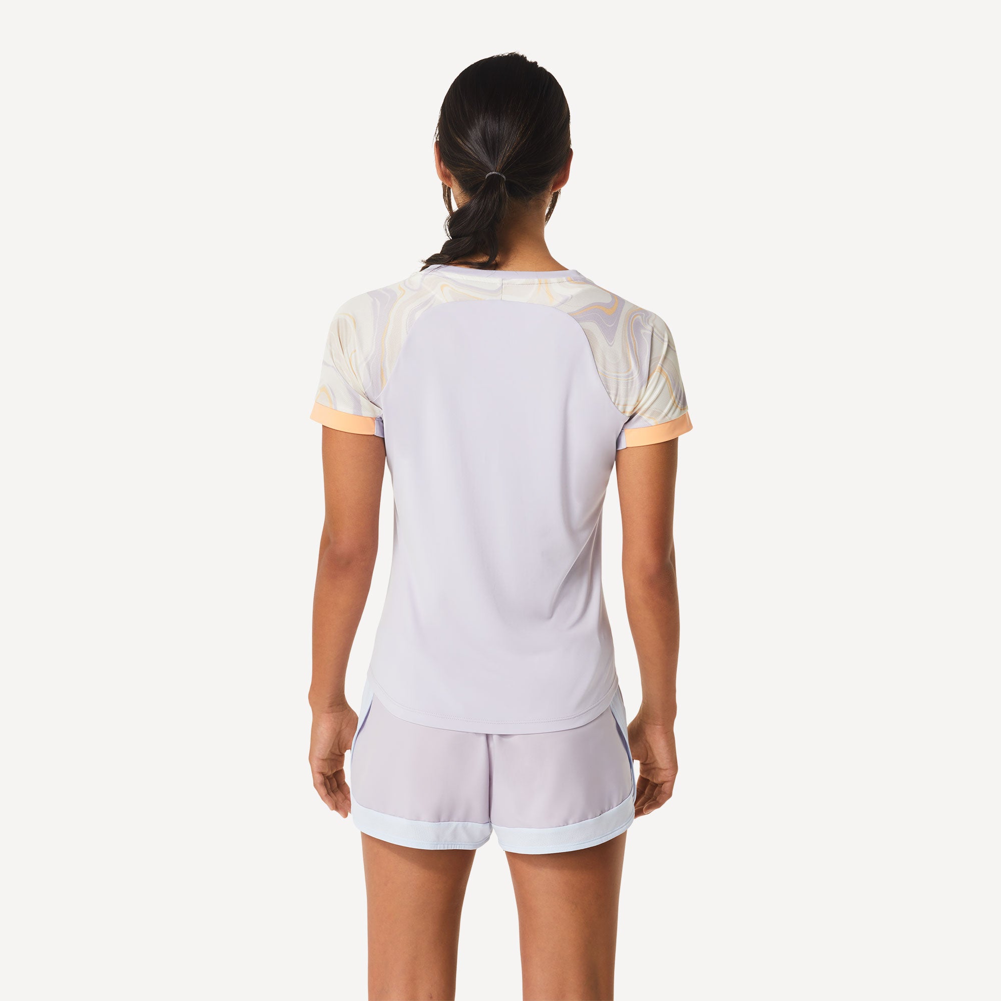 ASICS Court Women's Graphic Tennis Shirt Purple (2)