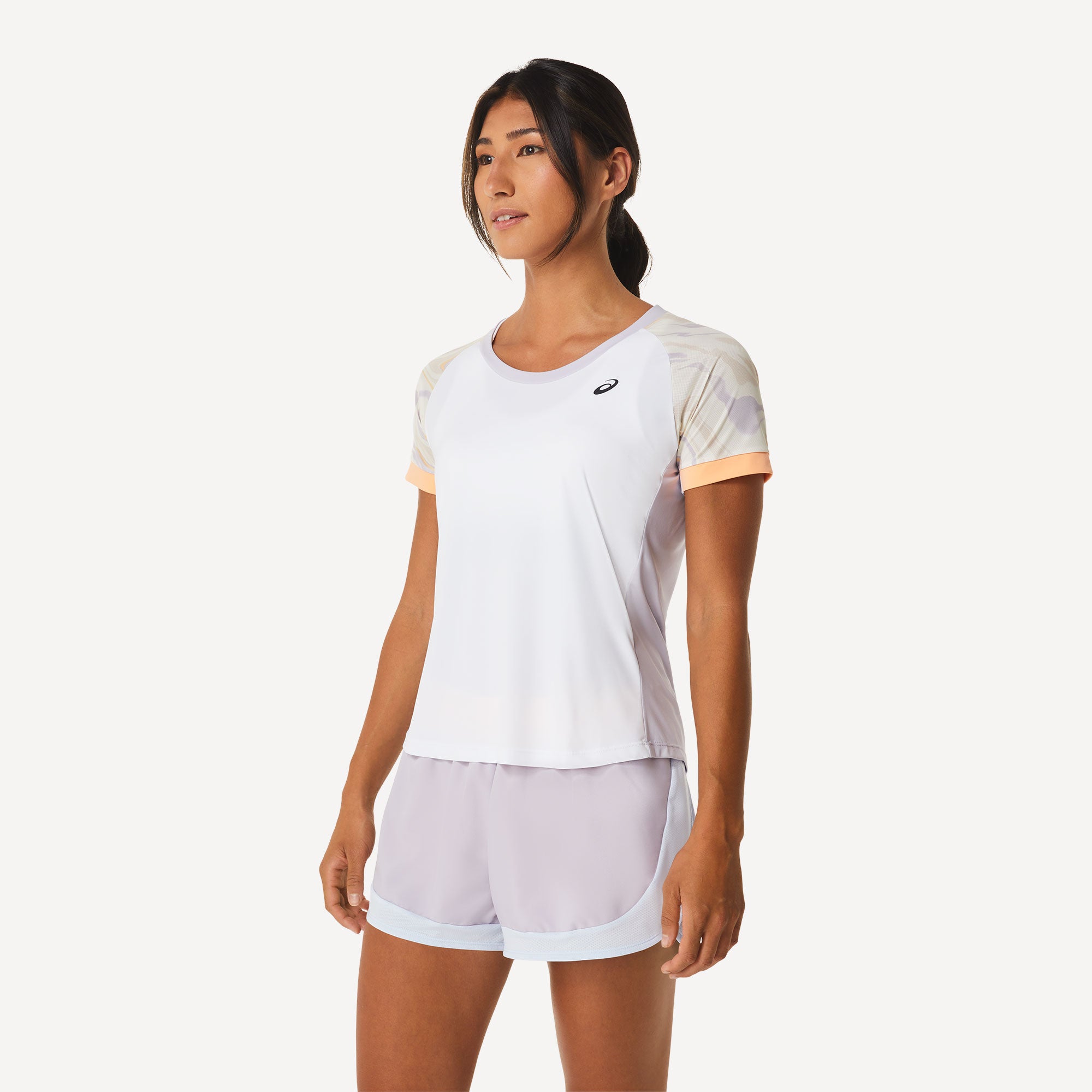ASICS Court Women's Graphic Tennis Shirt Purple (3)