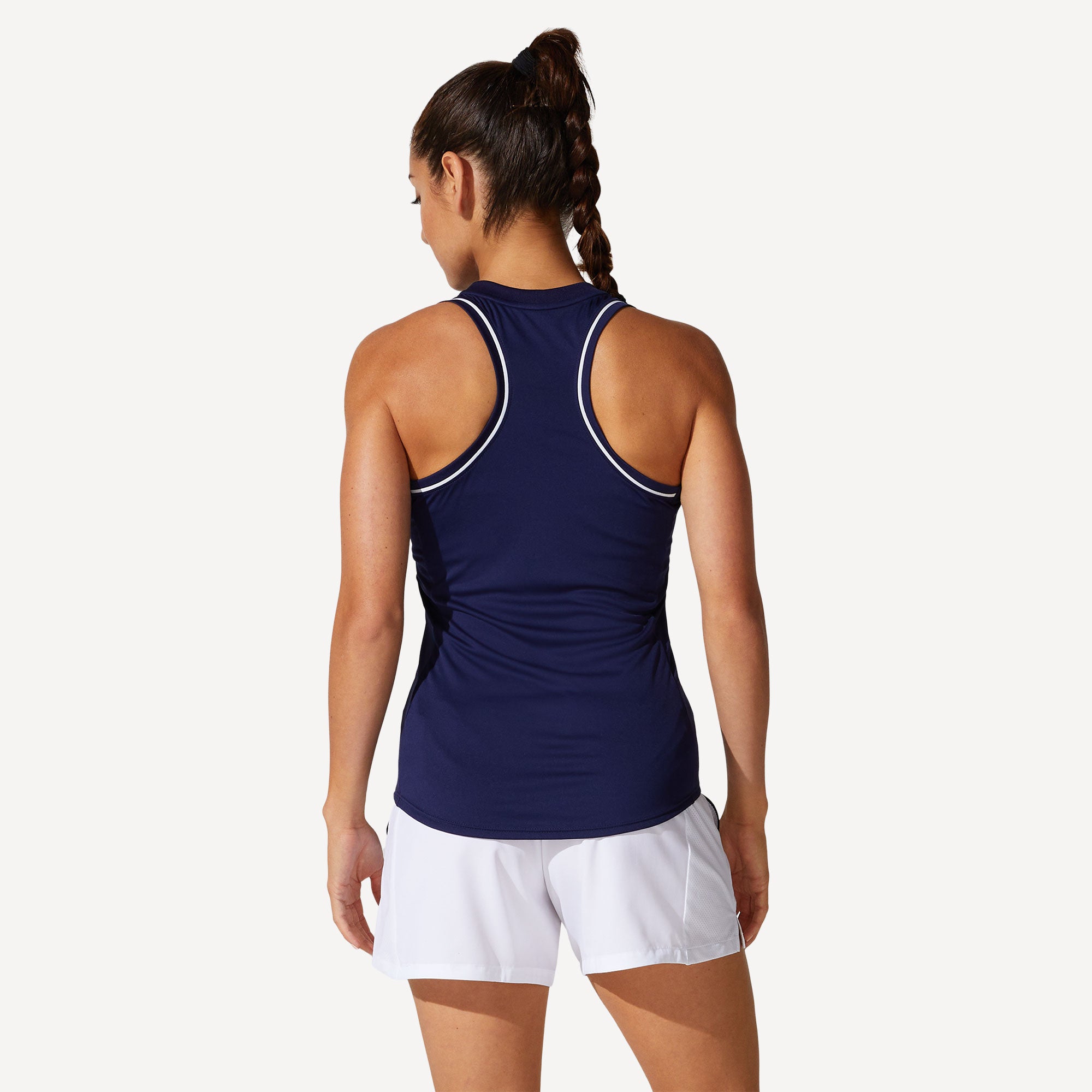 ASICS Court Women's Piping Tennis Tank Blue (2)