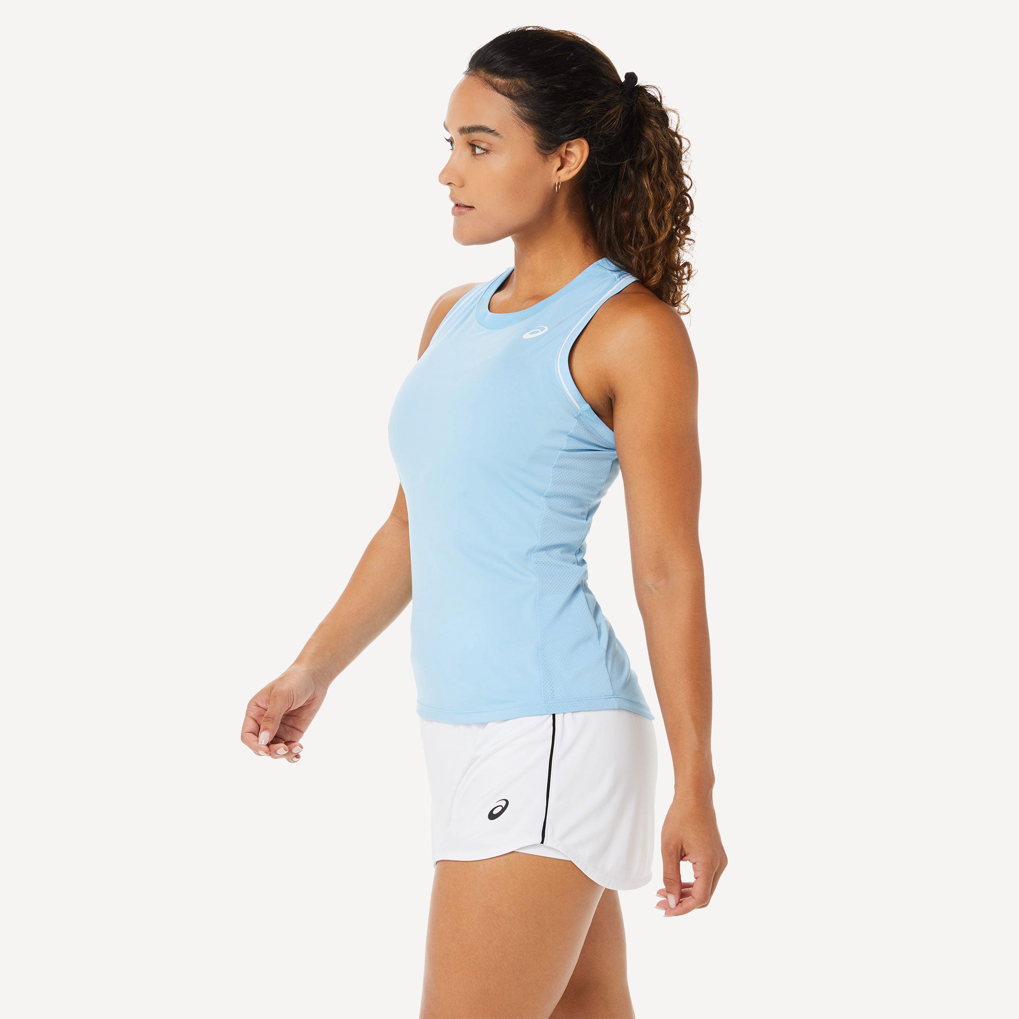 ASICS Court Women's Piping Tennis Tank Blue (3)
