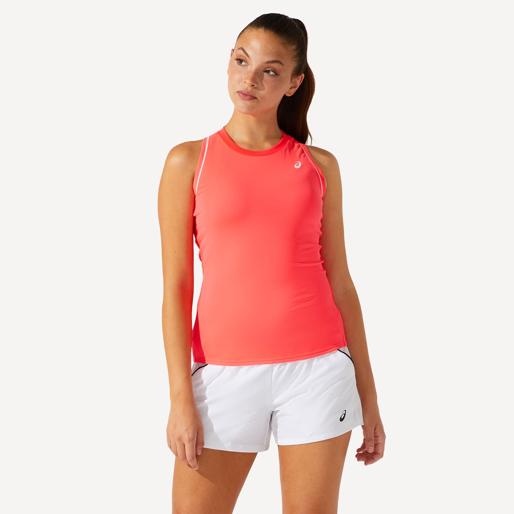 ASICS Court Women's Piping Tennis Tank Pink (1)