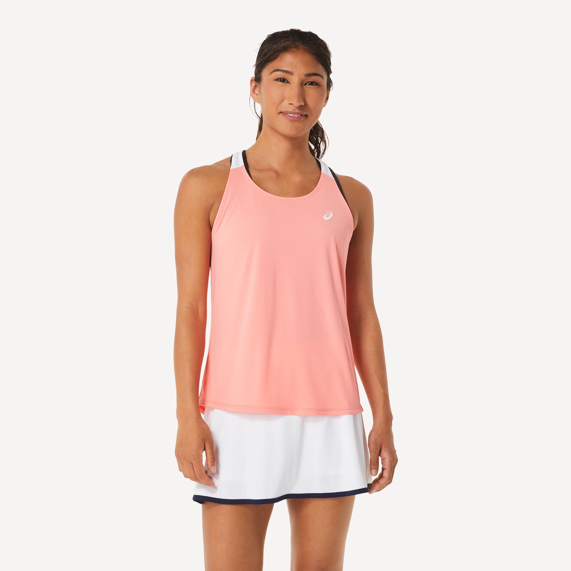 ASICS Court Women's Tennis Tank Orange (1)