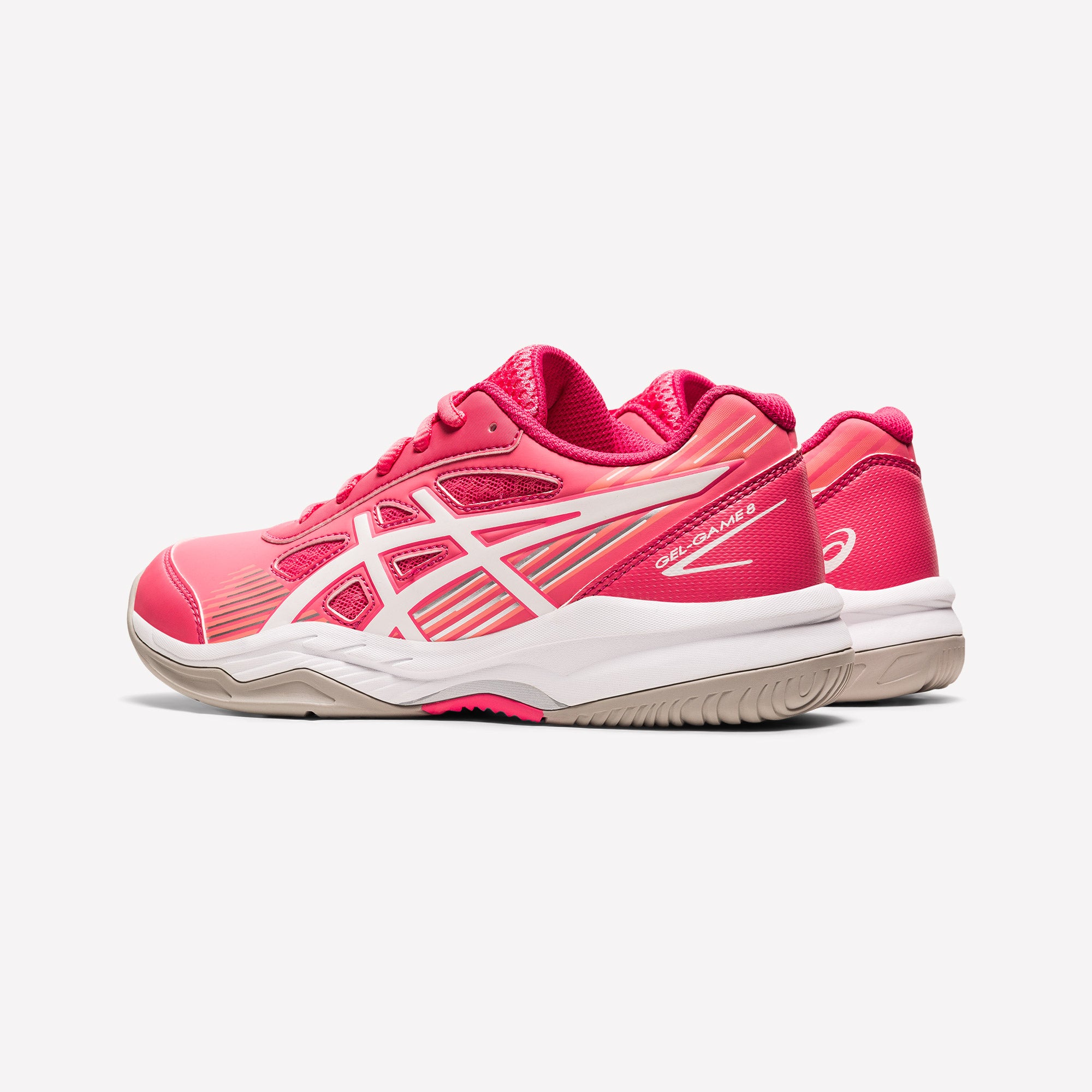 ASICS Gel-Game 8 Kids' Tennis Shoes Pink (6)