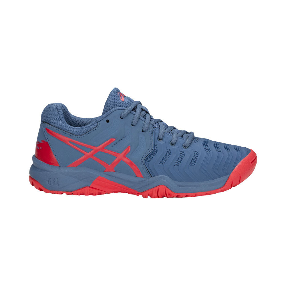 ASICS Gel-Resolution 7 Kids' Tennis Shoes Blue (1)