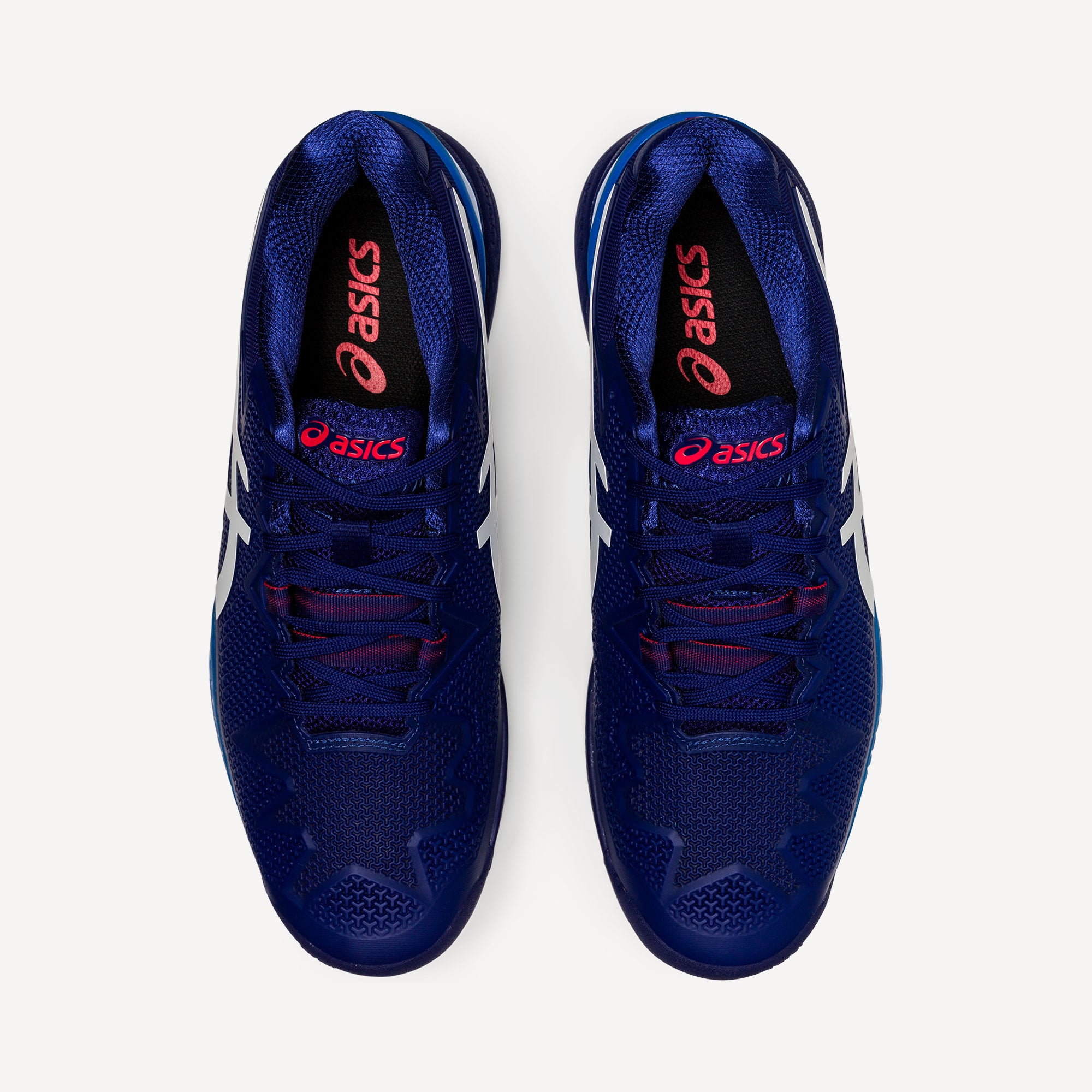 ASICS Gel-Resolution 8 Men's Clay Court Tennis Shoes Blue (7)