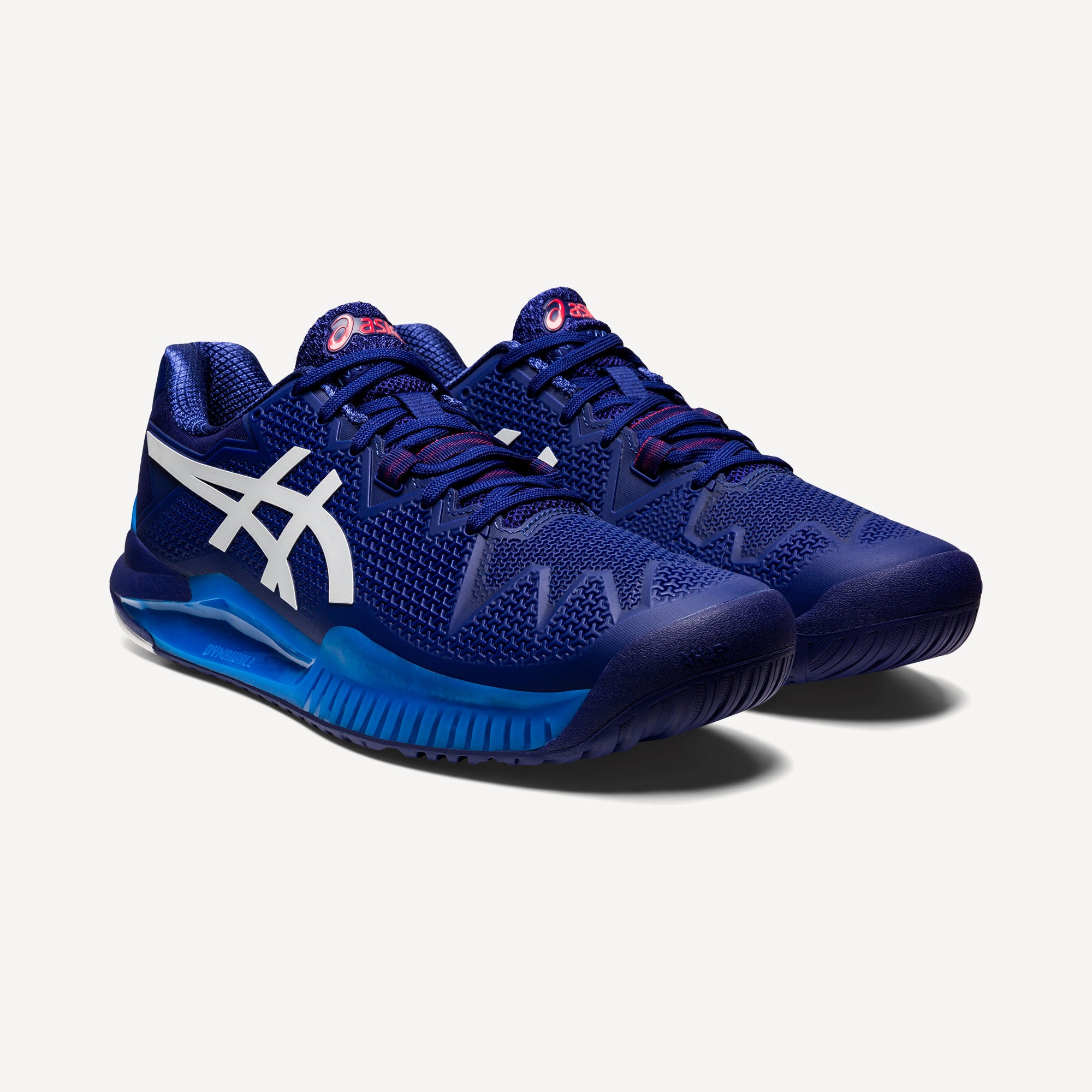 ASICS Gel-Resolution 8 Men's Hard Court Tennis Shoes Blue (4)