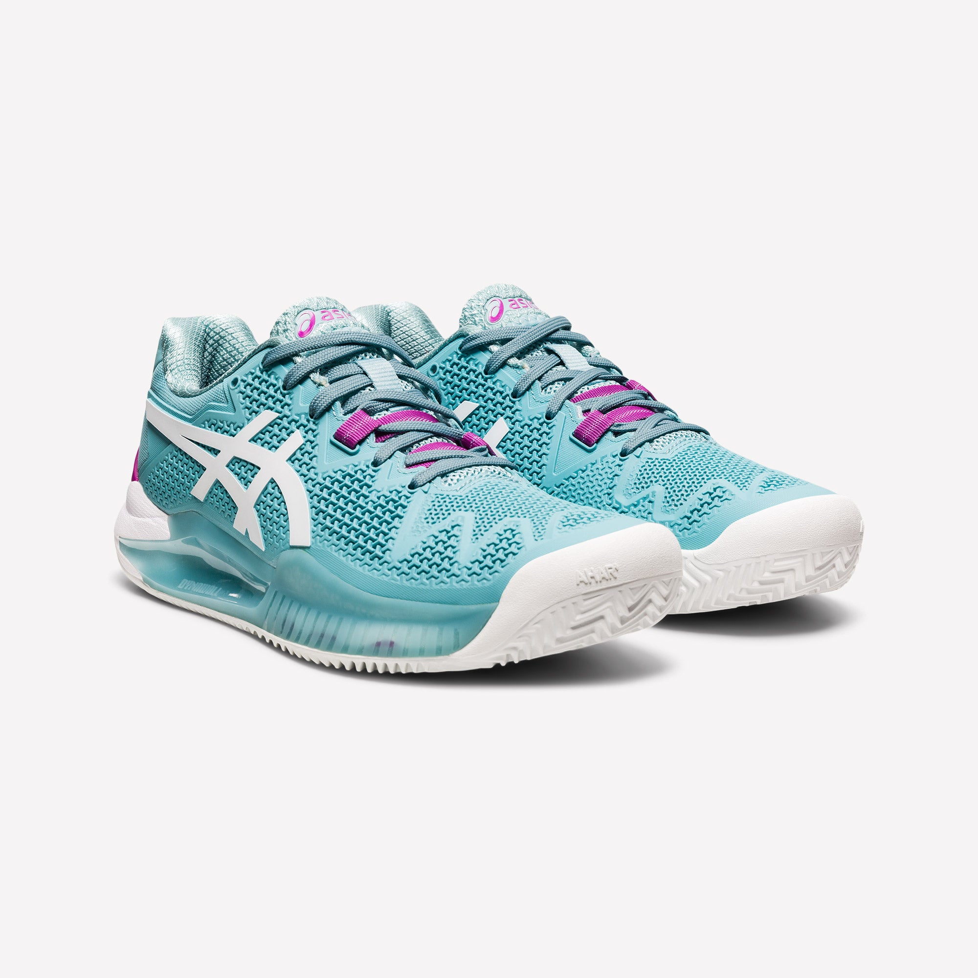 ASICS Gel-Resolution 8 Women's Clay Court Tennis Shoes Blue (4)