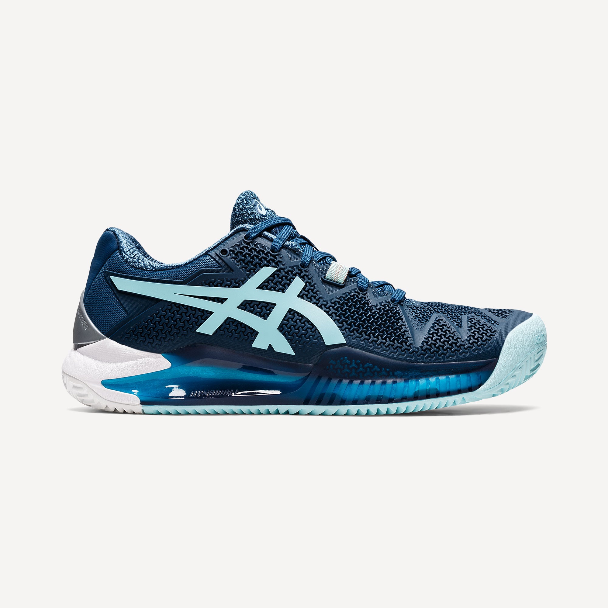 ASICS Gel-Resolution 8 Women's Clay Court Tennis Shoes Blue (1)