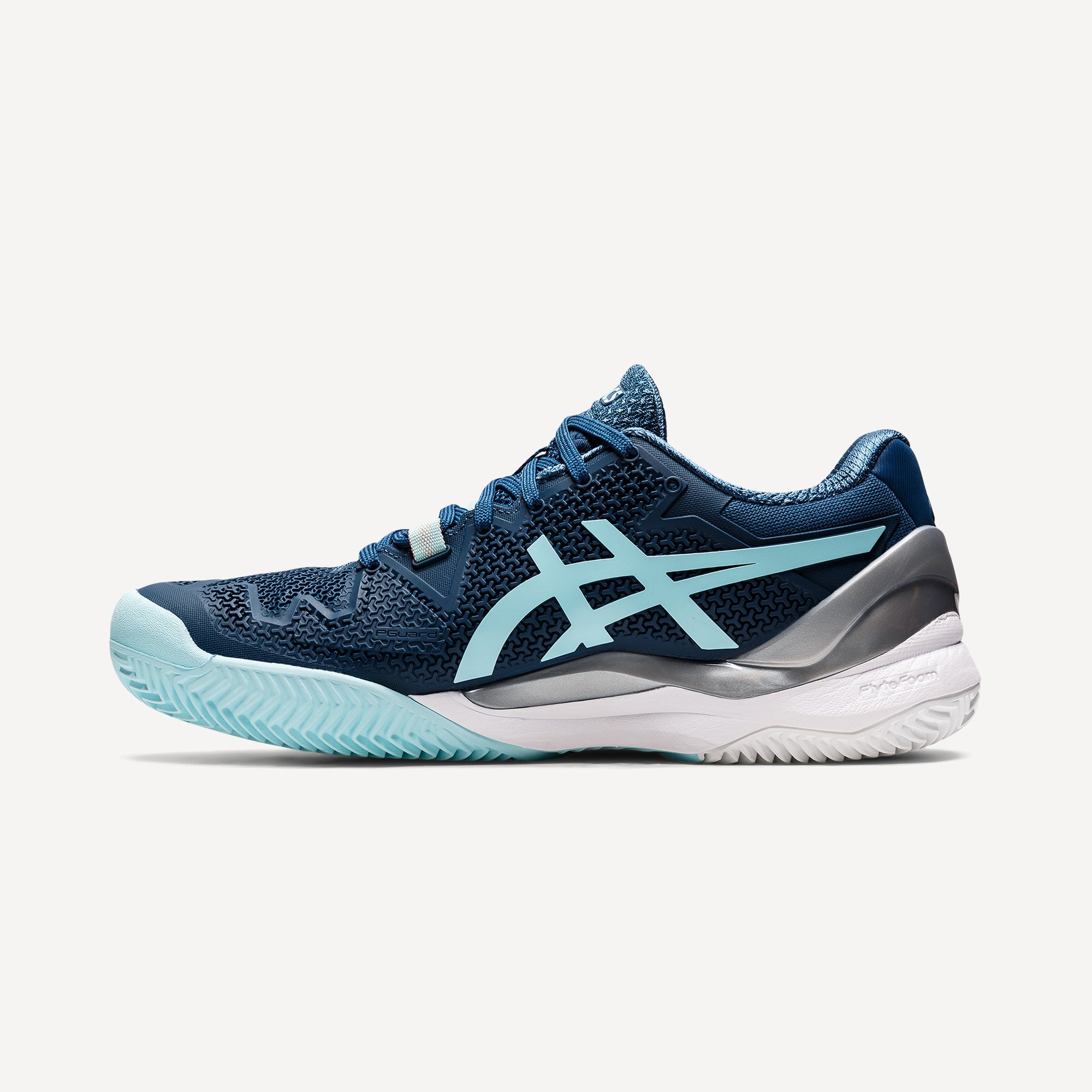 ASICS Gel-Resolution 8 Women's Clay Court Tennis Shoes Blue (3)