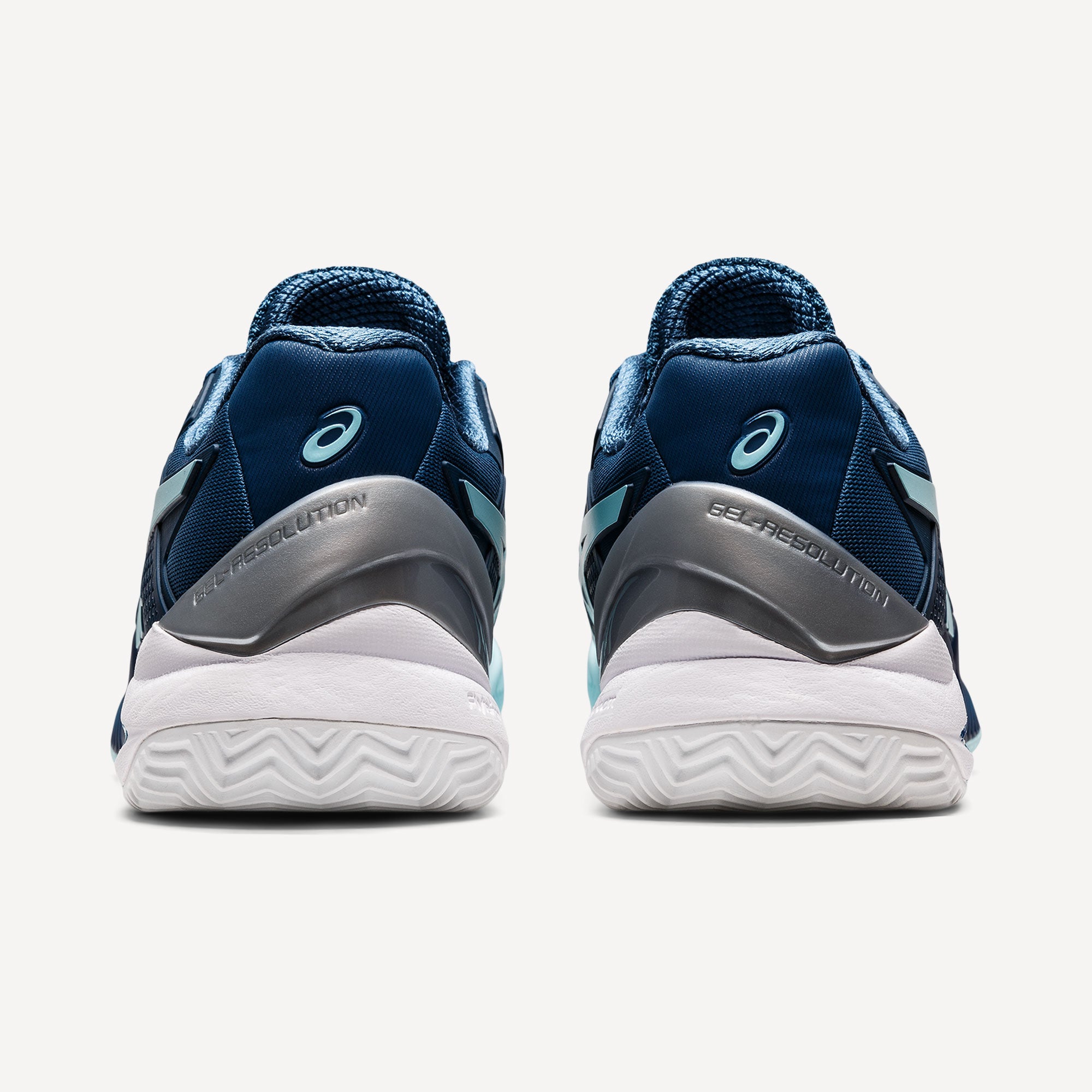 ASICS Gel-Resolution 8 Women's Clay Court Tennis Shoes Blue (6)