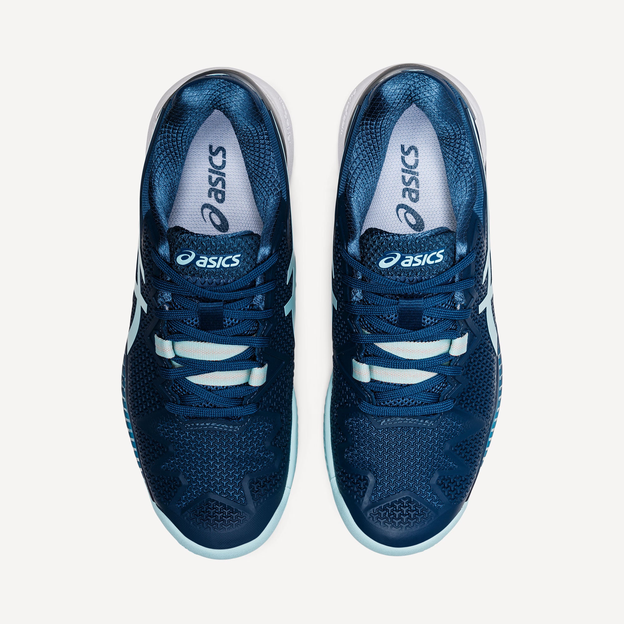 ASICS Gel-Resolution 8 Women's Clay Court Tennis Shoes Blue (7)