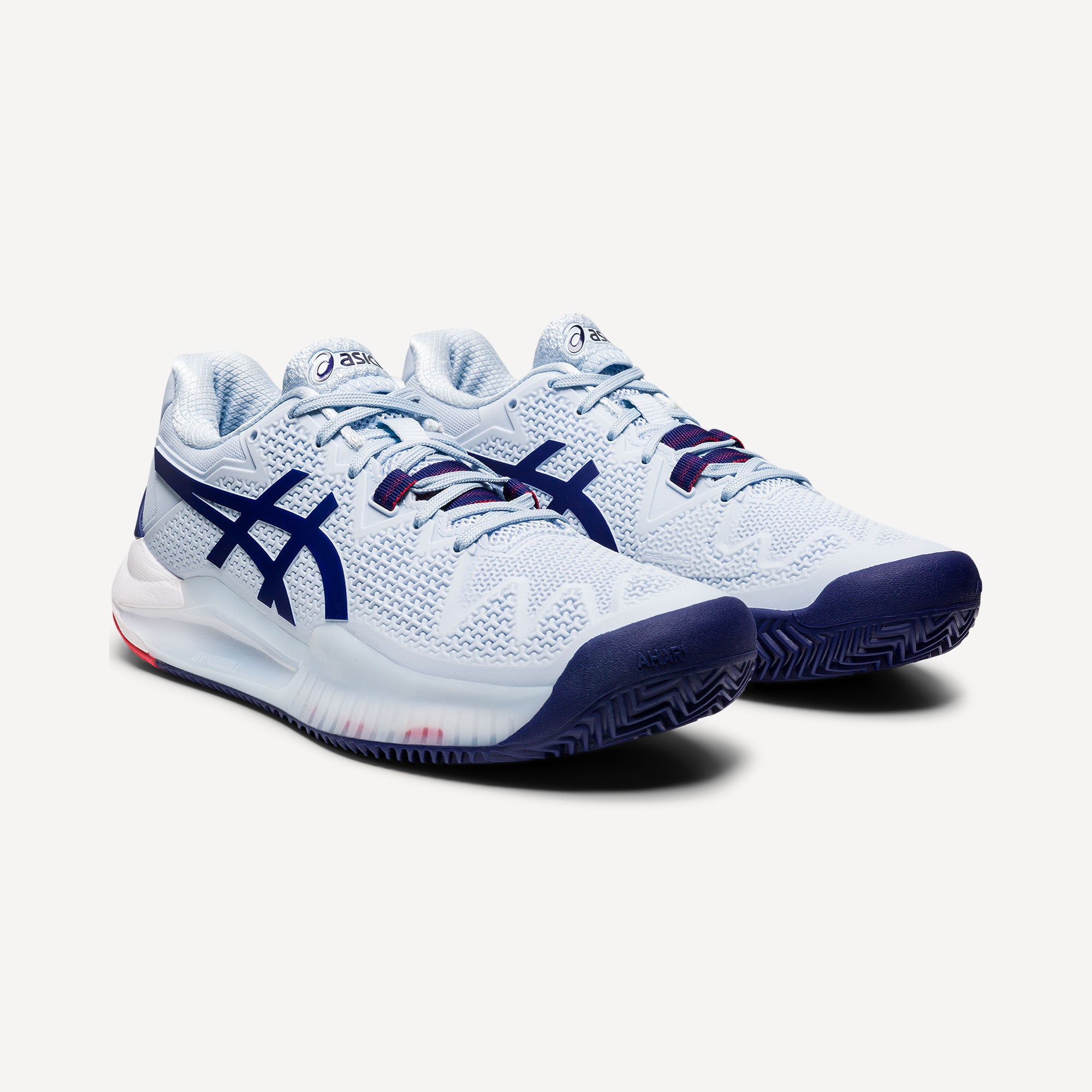 ASICS Gel-Resolution 8 Women's Clay Court Tennis Shoes Blue (4)